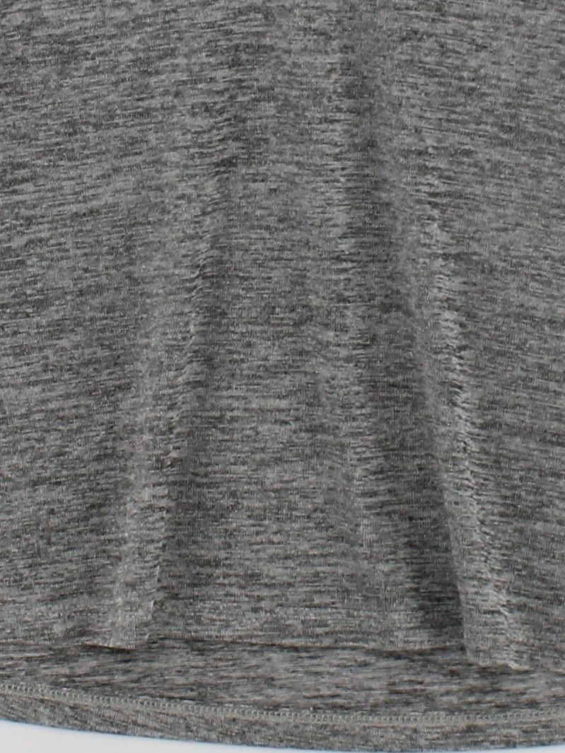 Oasis Women's Top M Grey 100% Other Short Sleeve V-Neck Basic - Image 4