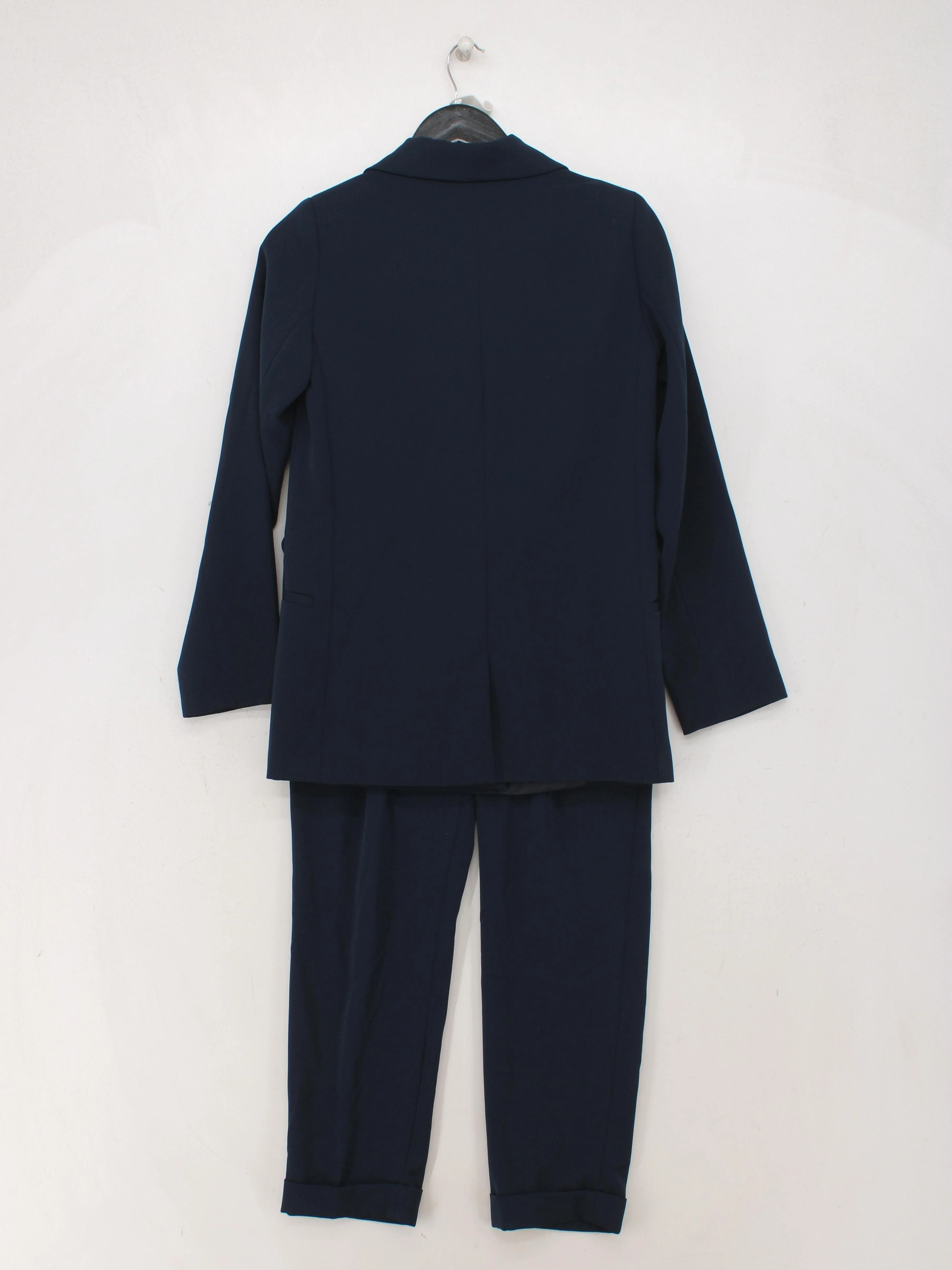 Oasis Women's Two Piece Suit UK 8 Blue 100% Other Trouser Suit - Image 2