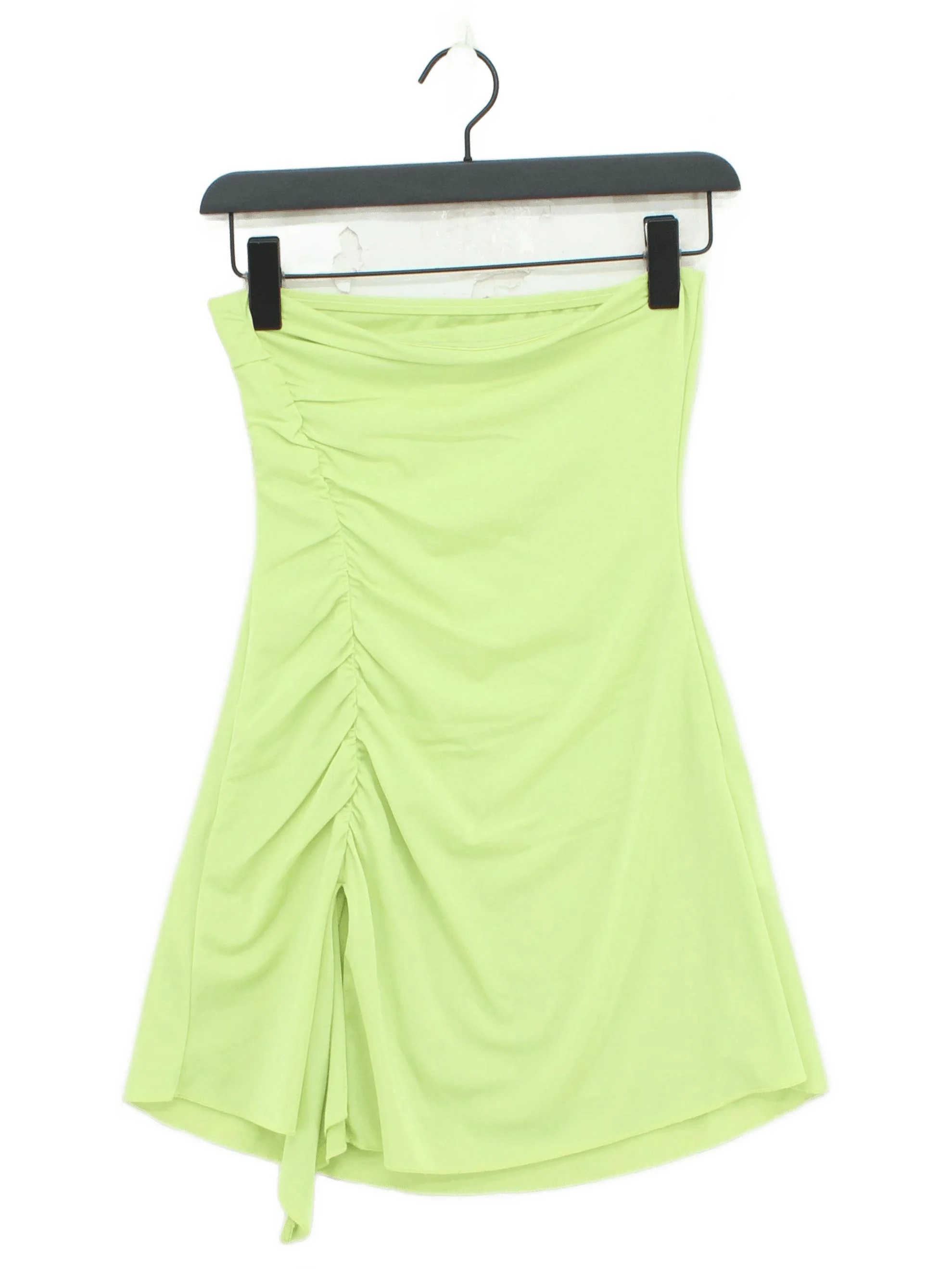 Oh Polly Women's Mini Skirt UK 6 Green Polyester with Elastane Short Mini