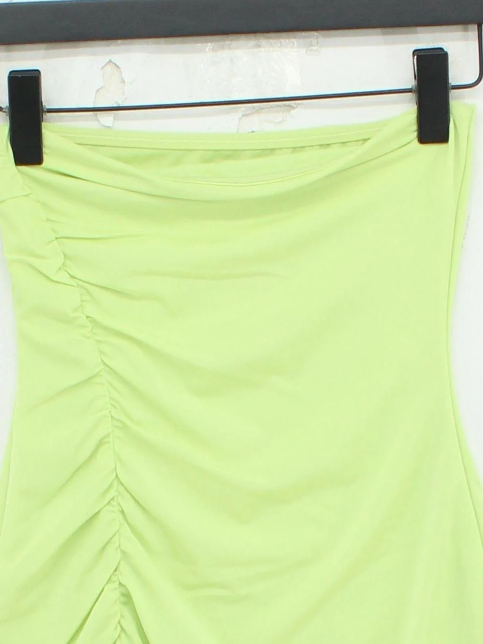 Oh Polly Women's Mini Skirt UK 6 Green Polyester with Elastane Short Mini - Image 3