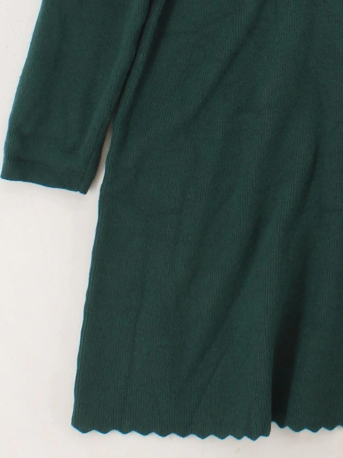 Oliver Bonas Jumper Mini Dress UK16 in Green - Image 4