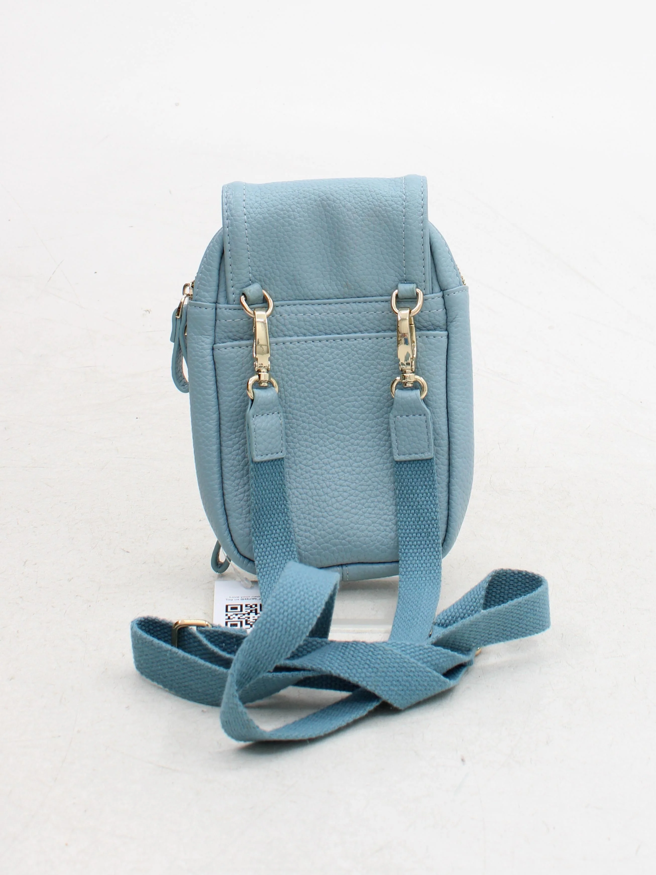Oliver Bonas Men's Bag Blue 100% Faux Leather Satchel - Image 2