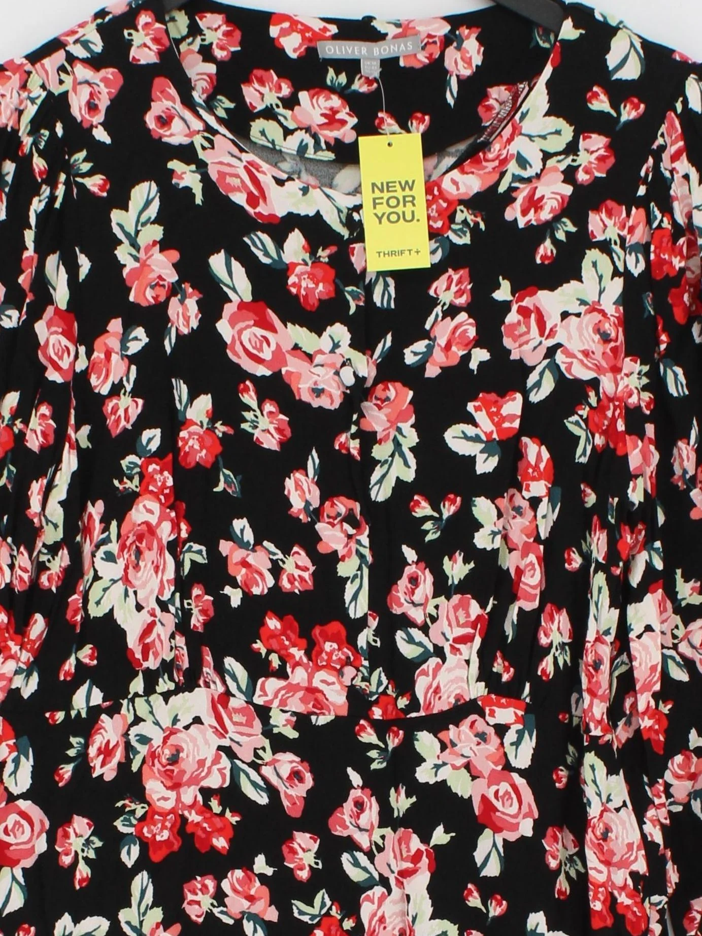Oliver Bonas Shirt Mini Dress UK14 in Black - Image 3