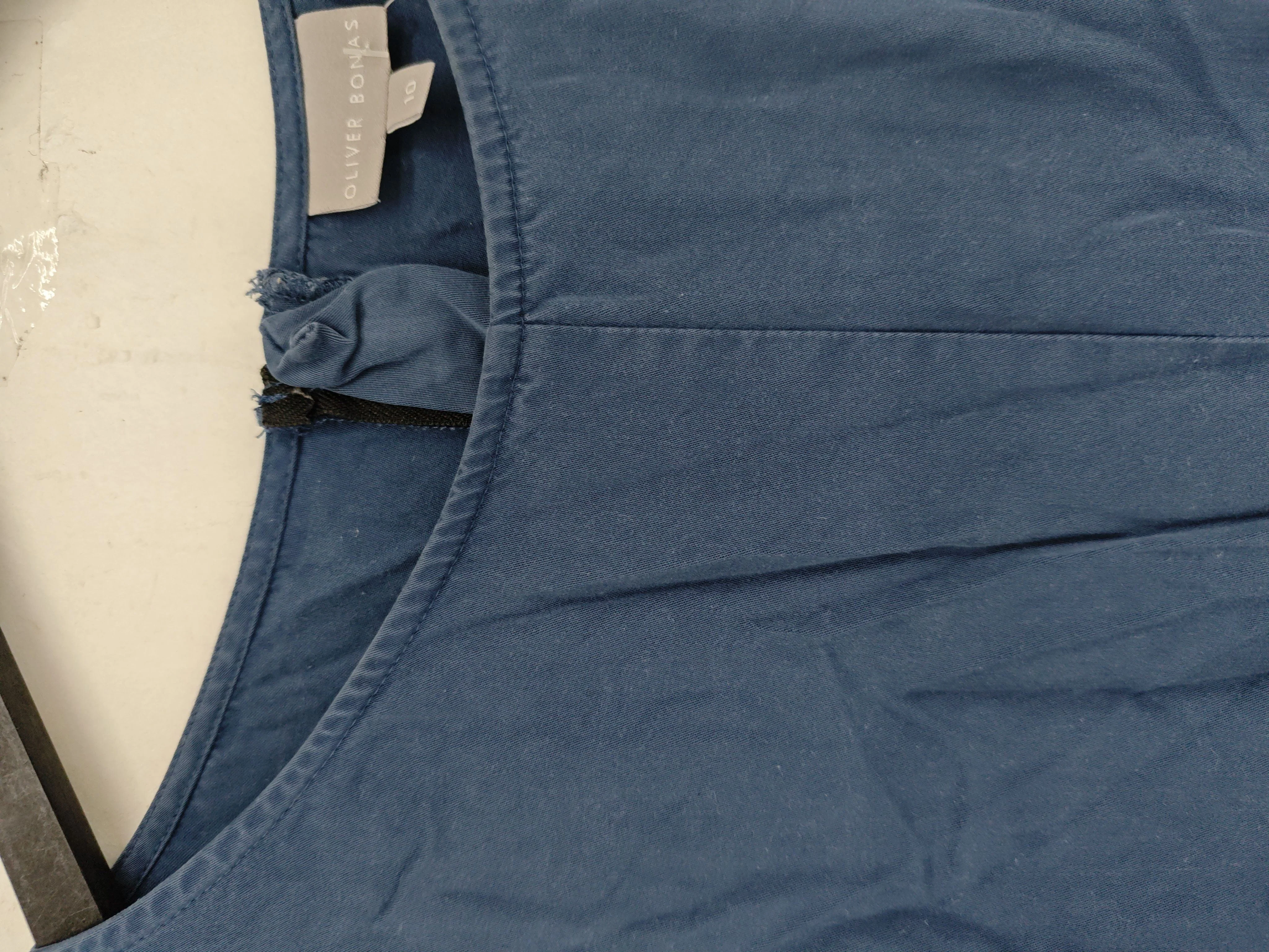 Oliver Bonas T-Shirt Midi Dress UK10 in Blue - Image 5