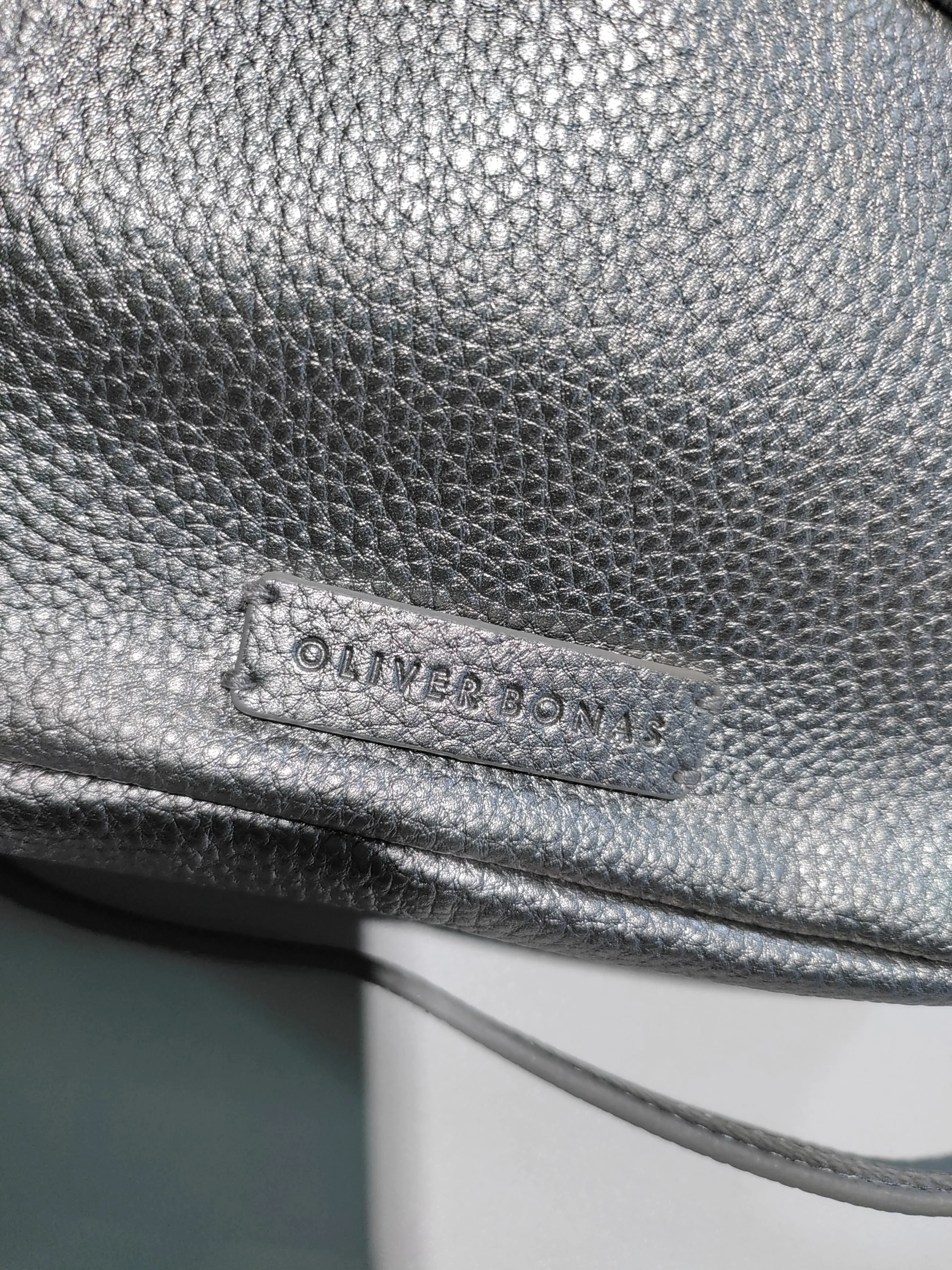 Oliver Bonas Women's Bag Silver Polyamide with Polyester Crossbody - Image 5