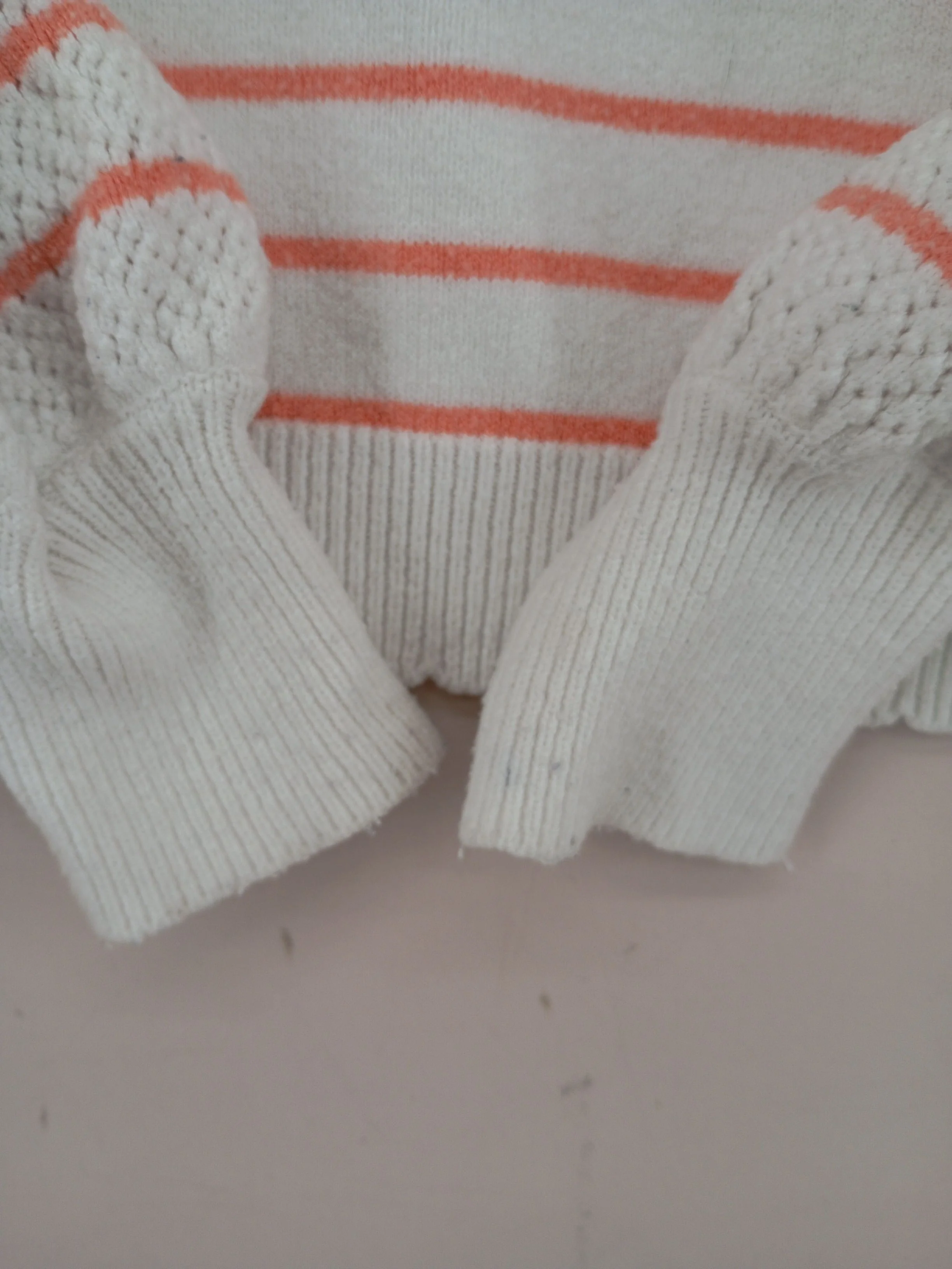 Oliver Bonas Women's Jumper UK 12 White Acrylic with Polyester, Nylon Pullover - Image 5