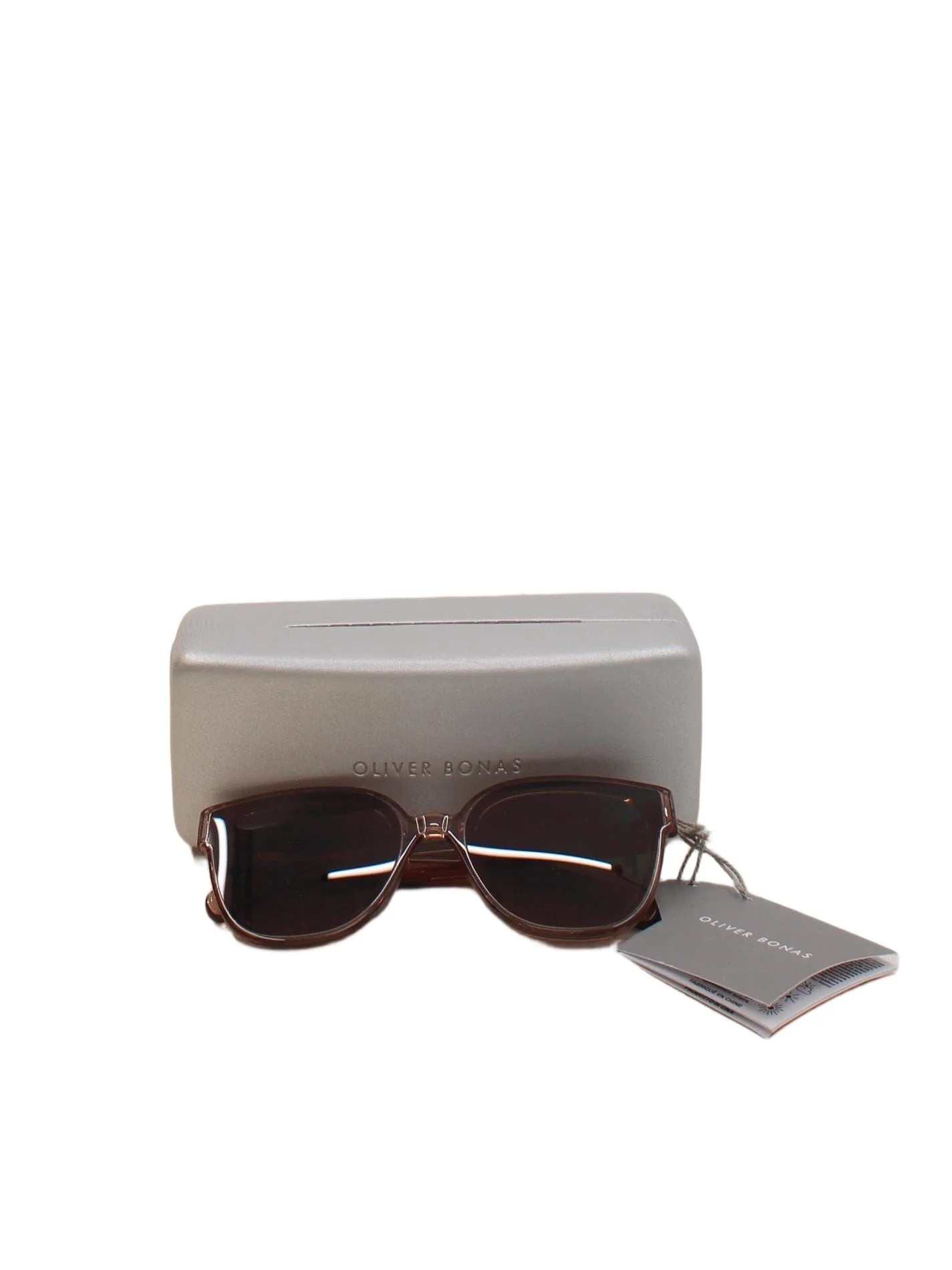Oliver Bonas Women's Sunglasses Brown Cat Eye