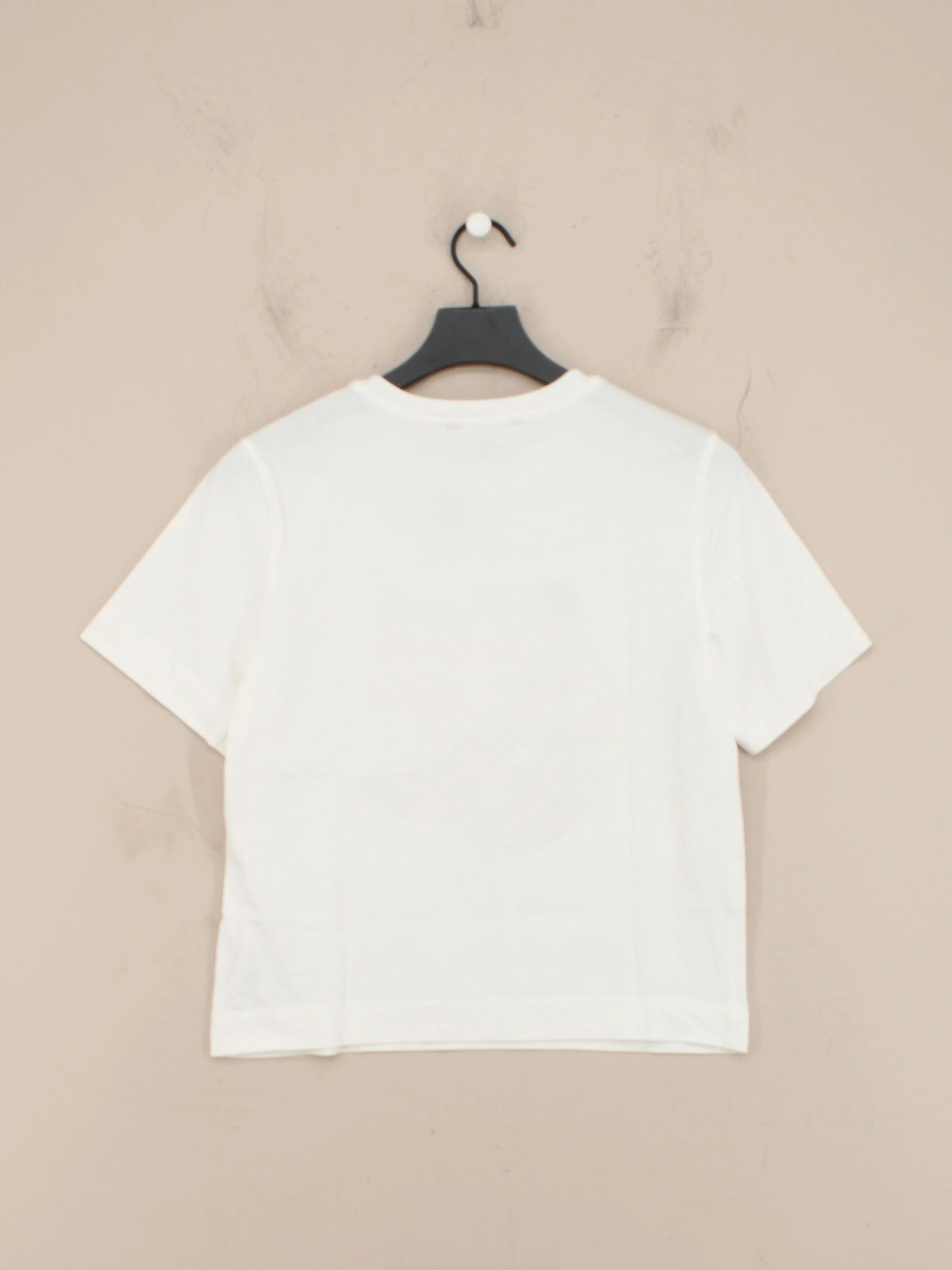 Oliver Bonas Women's T-Shirt UK 6 White Cotton with Elastane Basic - Image 2