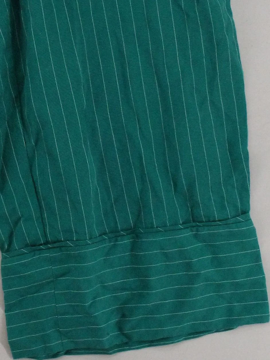 Oliver Bonas Women's Trousers UK 10 Green Lyocell Modal with Polyester Cropped - Image 4