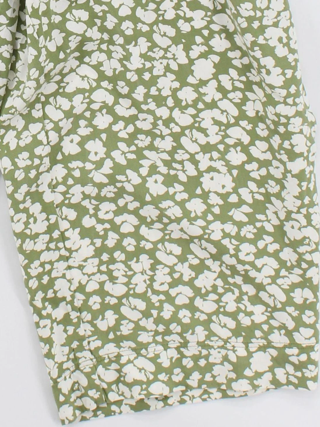 Oliver Bonas Women's Trousers UK 14 Green 100% Lyocell Modal Cropped - Image 4
