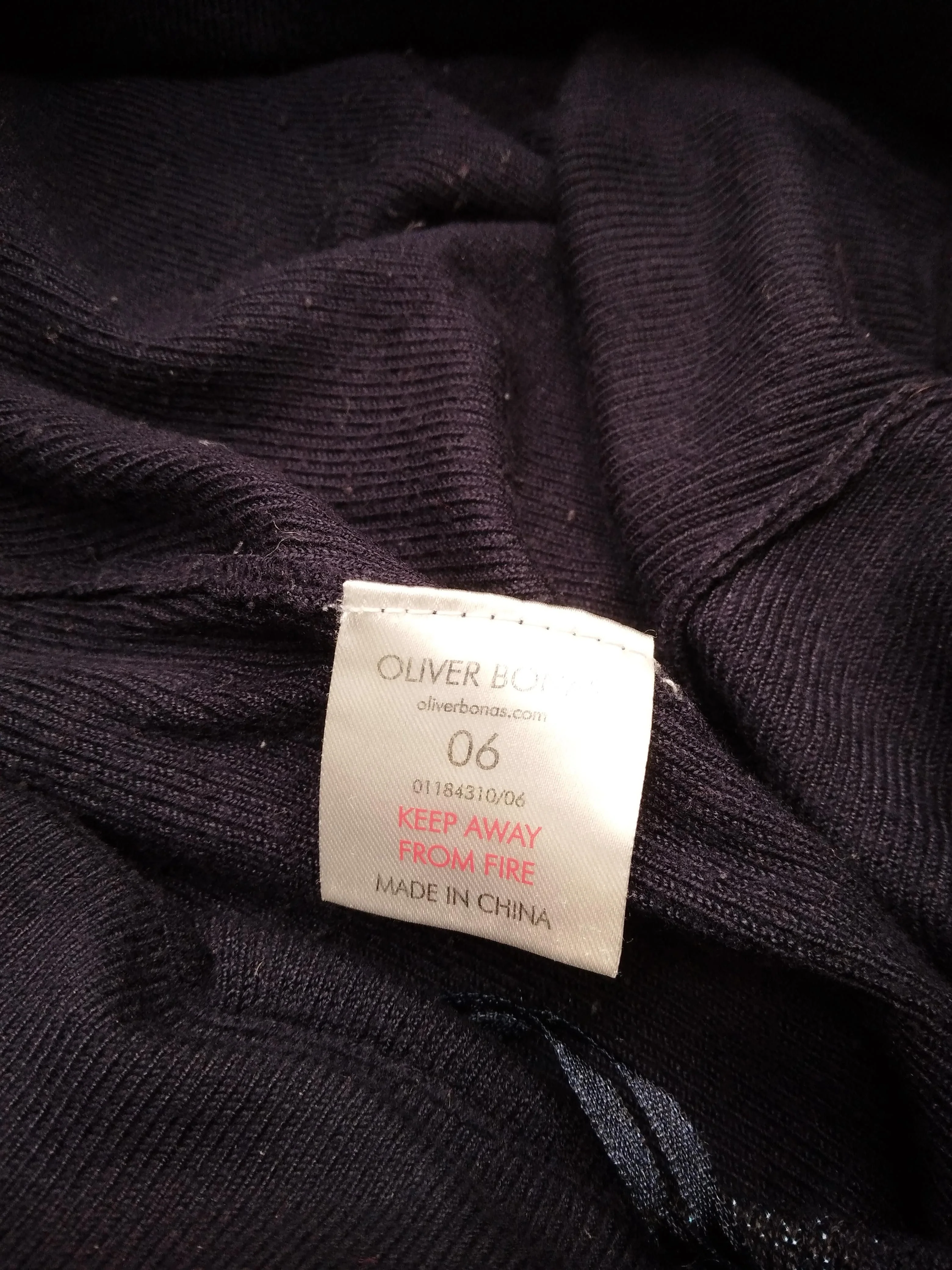 Oliver Bonas Women's Trousers UK 6 Blue 100% Other Wide-Leg Sweatpants - Image 7