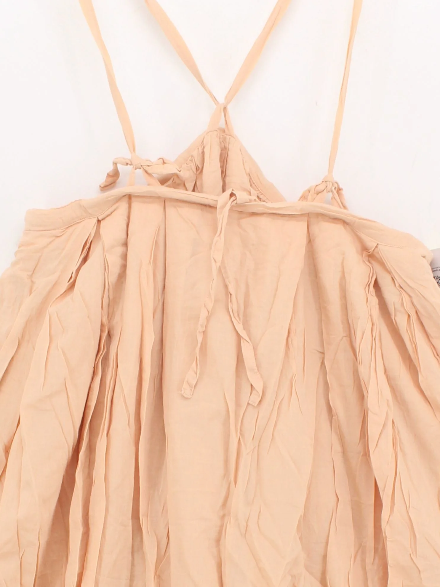 OMNES Women's Midi Skirt Orange 100% Cotton Midi A-Line - Image 3