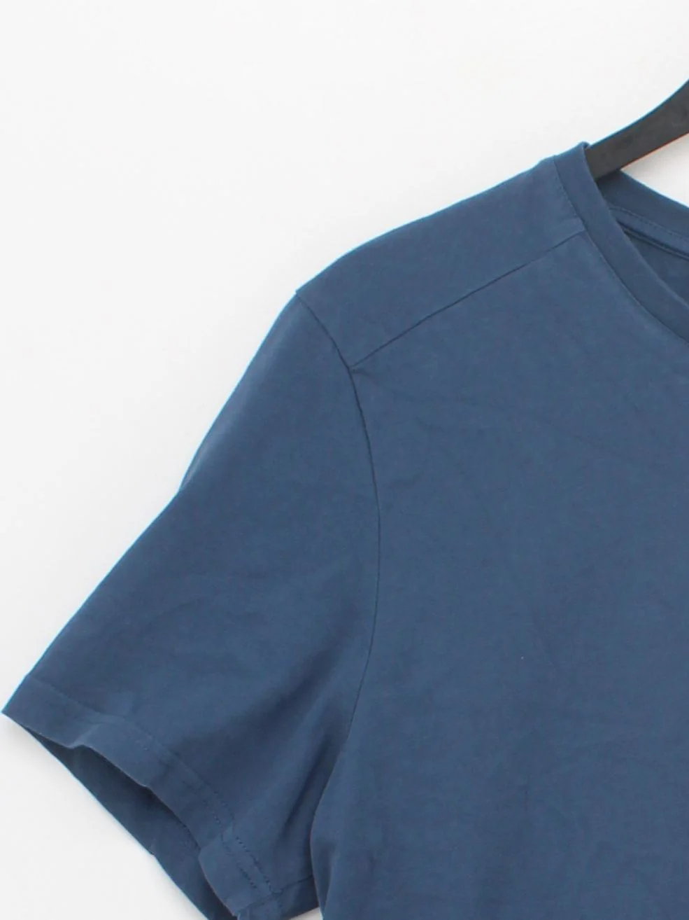 ON Men's T-Shirt M Blue Graphic Cotton with Elastane Crew Neck Basic - Image 4