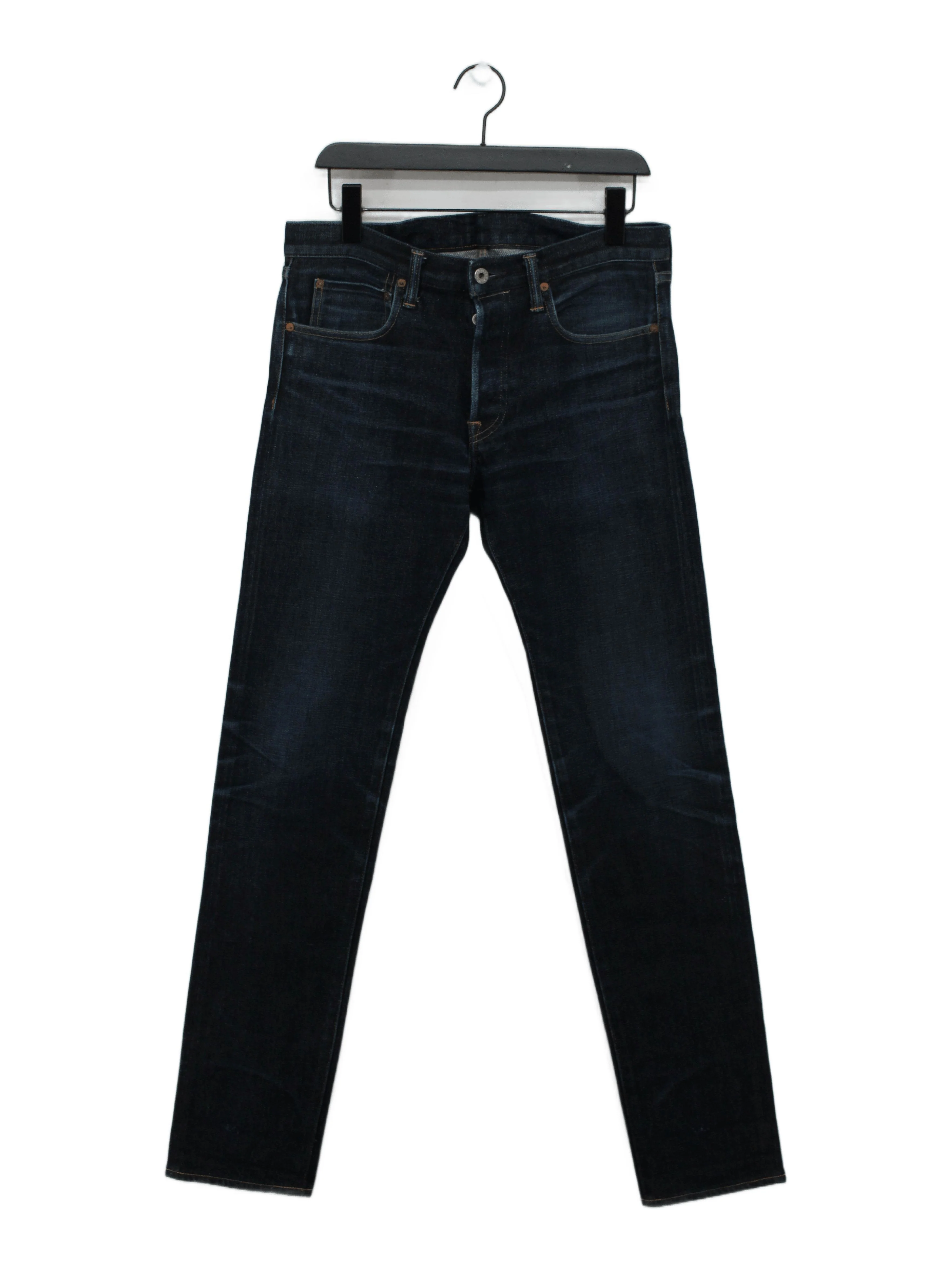 ONI DENIM Men's Jeans W 30 in Blue Cotton with Elastane Straight