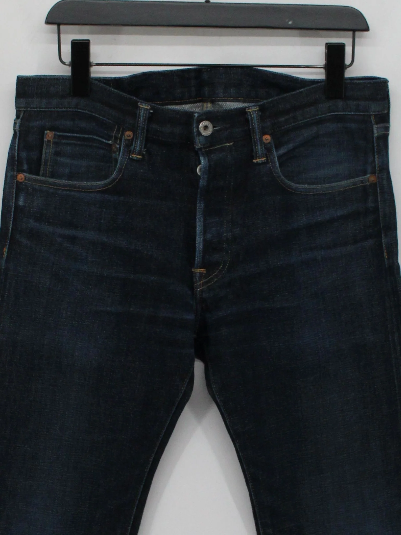 ONI DENIM Men's Jeans W 30 in Blue Cotton with Elastane Straight - Image 3