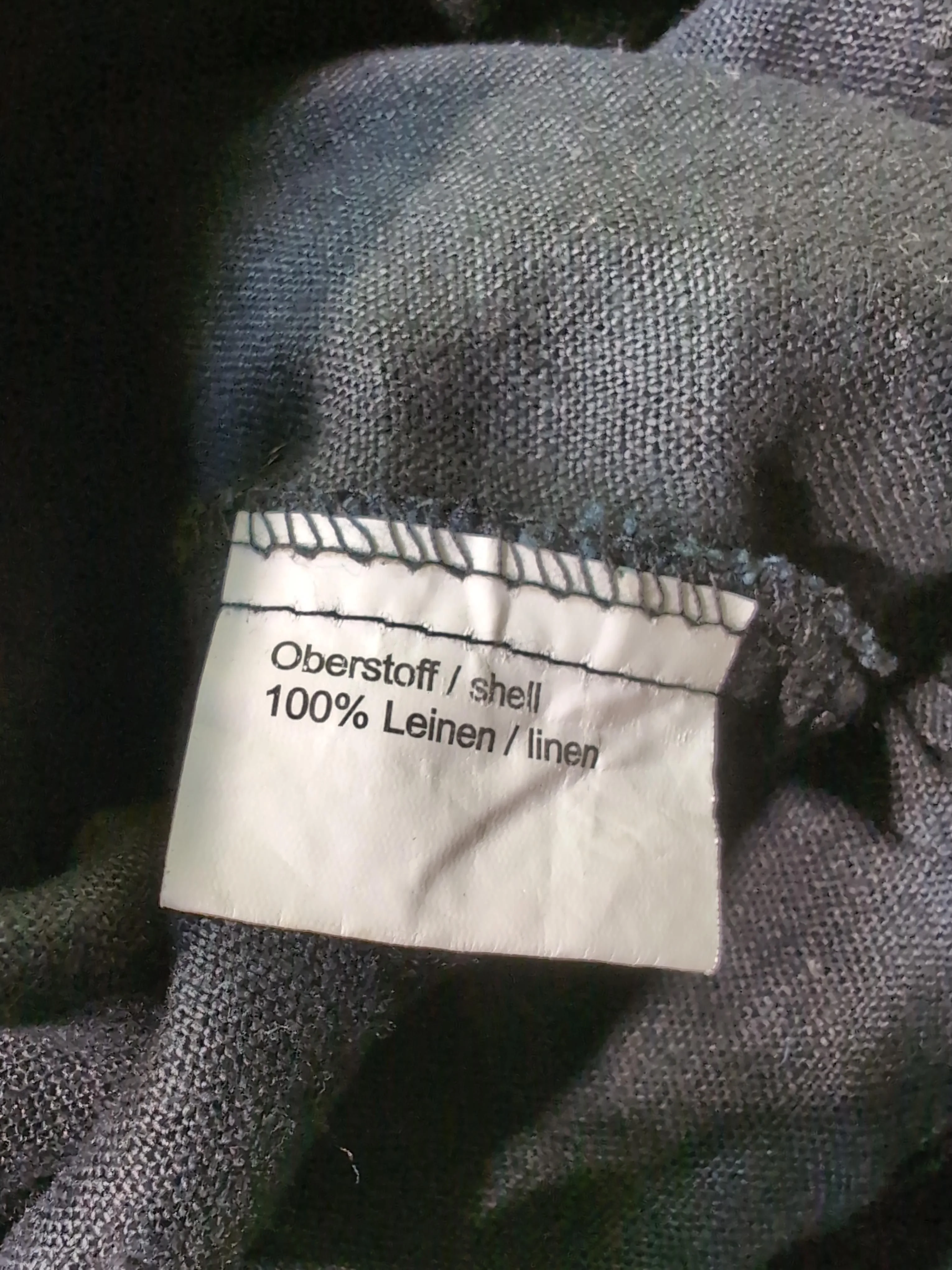 Open End Women's T-Shirt UK 16 Black 100% Linen Sleeveless Square Neck Basic - Image 6