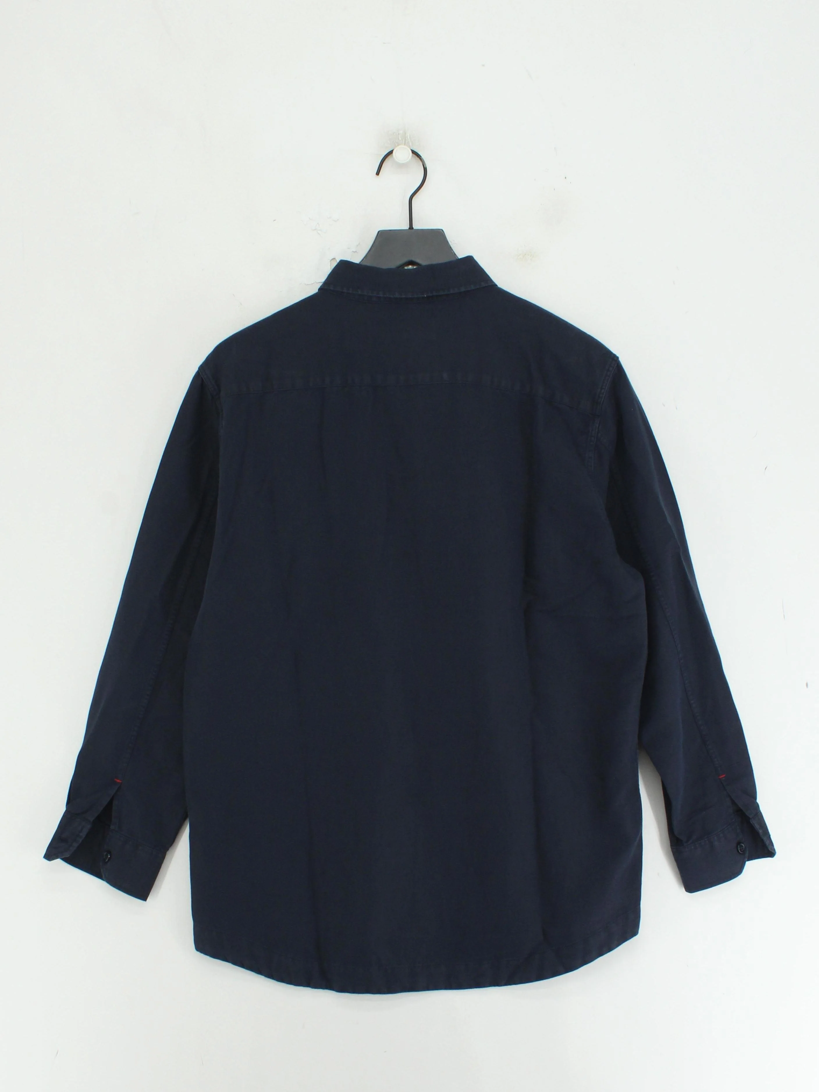 Orlebar Brown Men's Shirt M Blue Cotton with Linen Basic - Image 2