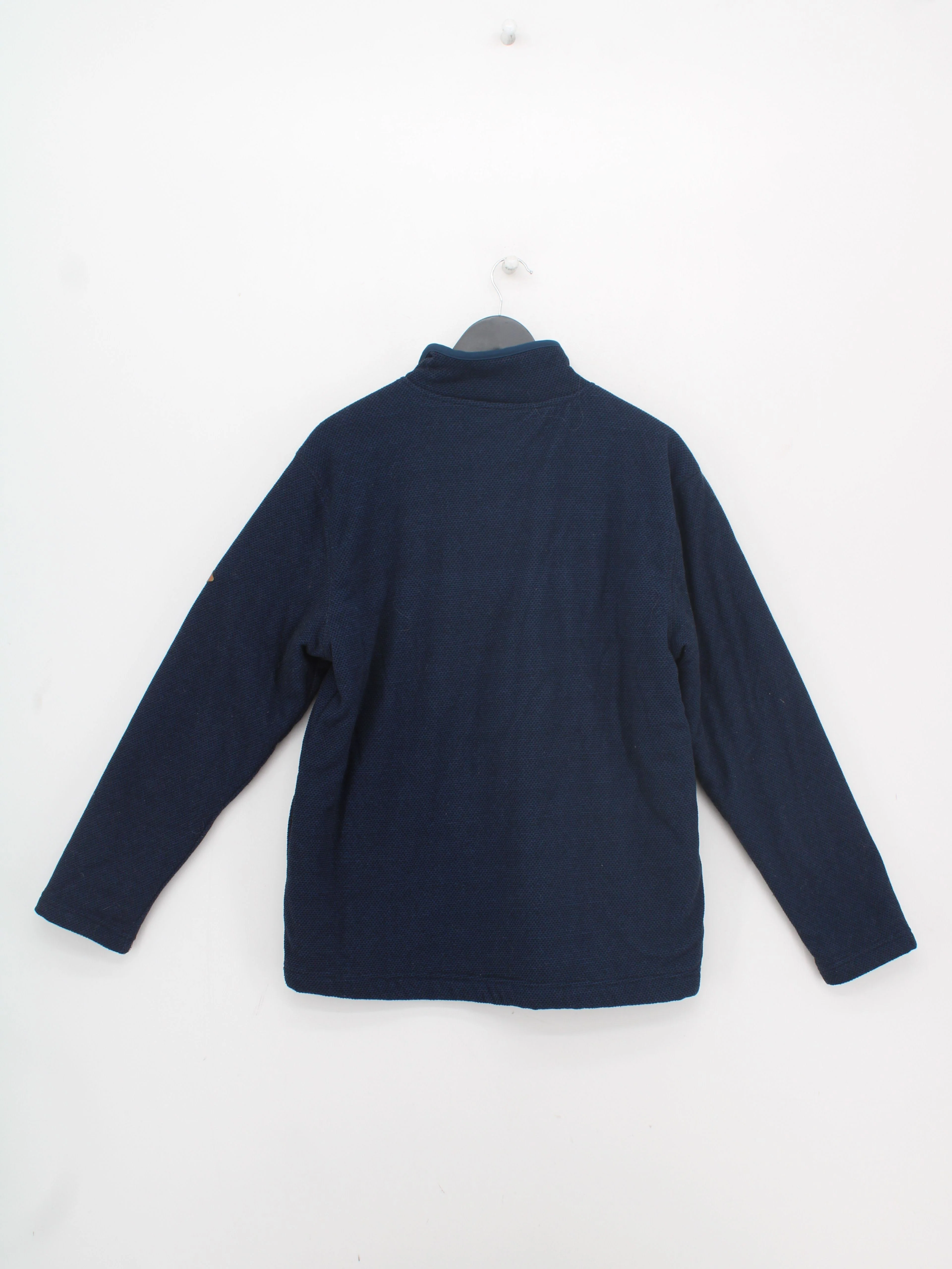 Orvis Men's Jumper M Blue 100% Polyester High Neck Pullover - Image 2