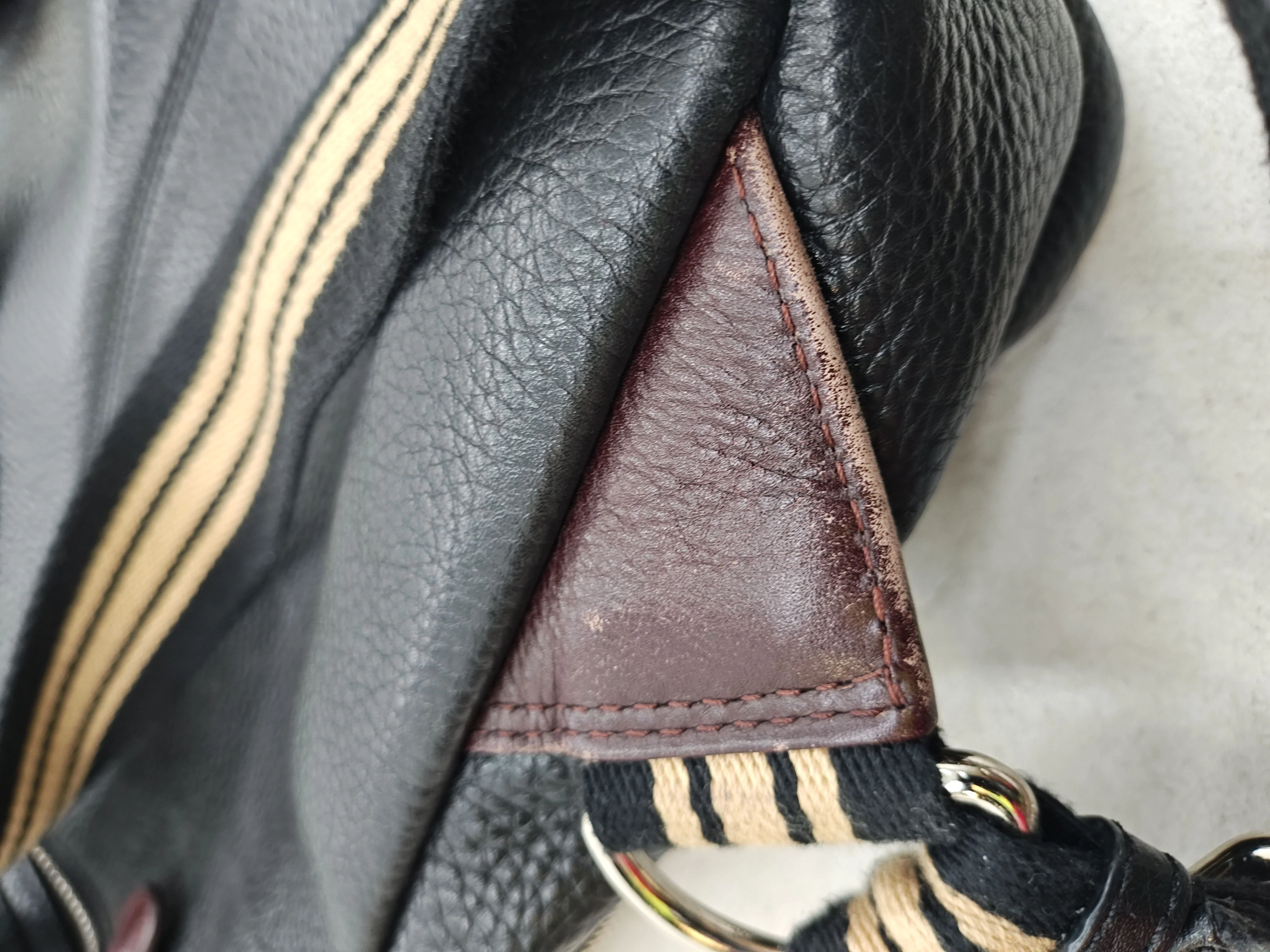 Osprey London Men's Bag Black 100% Leather Backpack - Image 6
