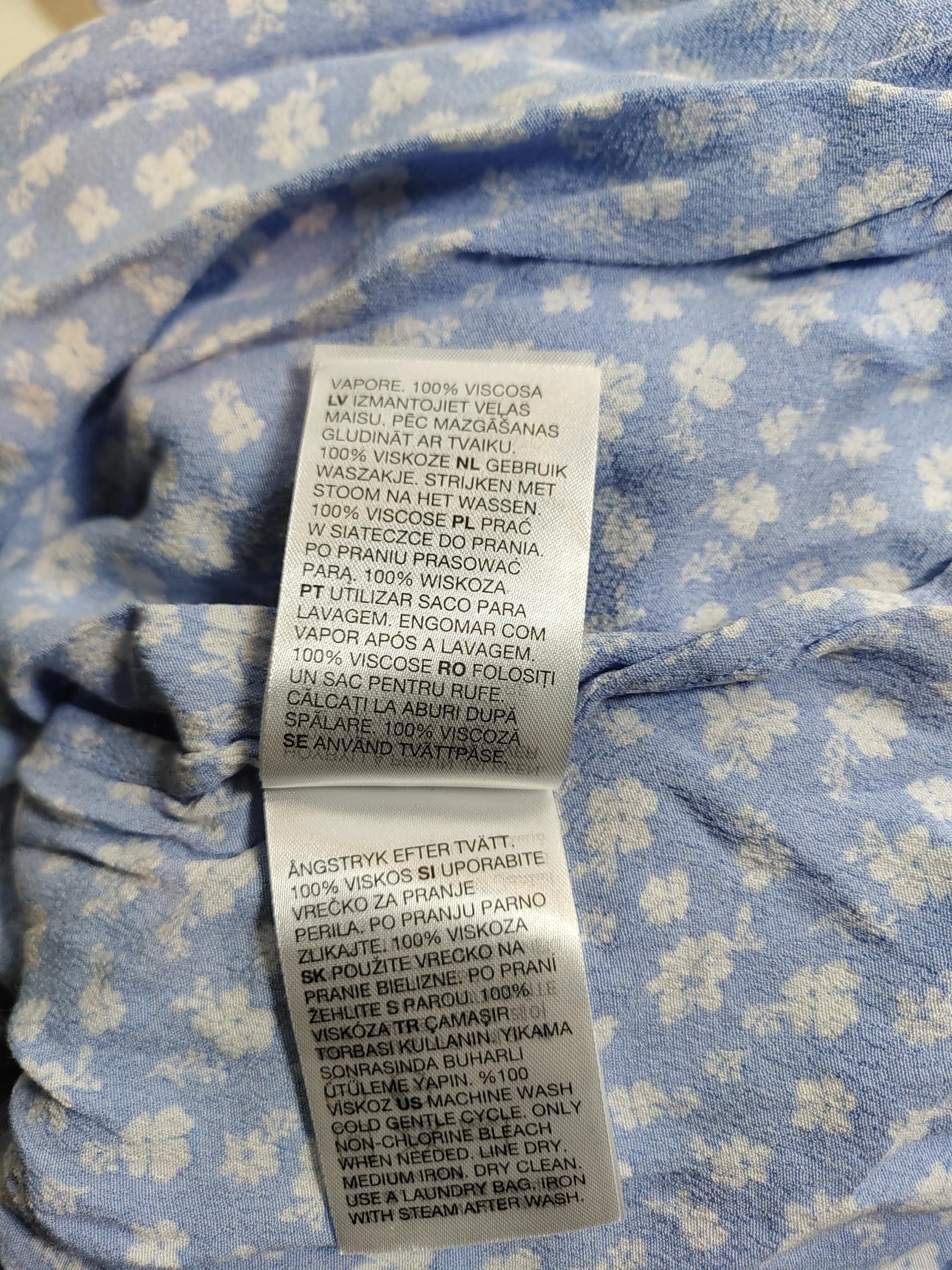 & Other Stories A-Line Midi Dress in Blue - Image 6