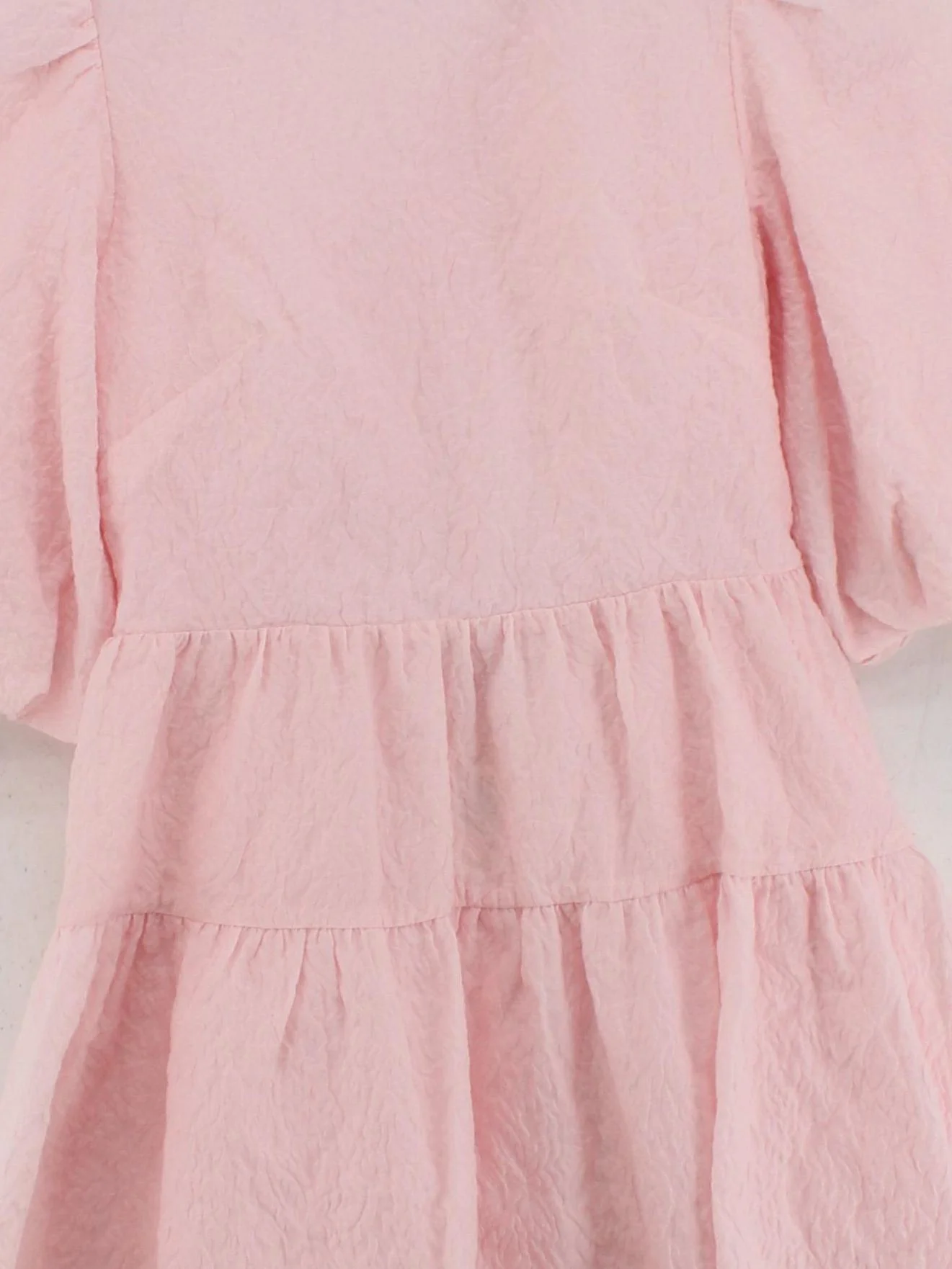& Other Stories A-Line Midi Dress in Pink - Image 3