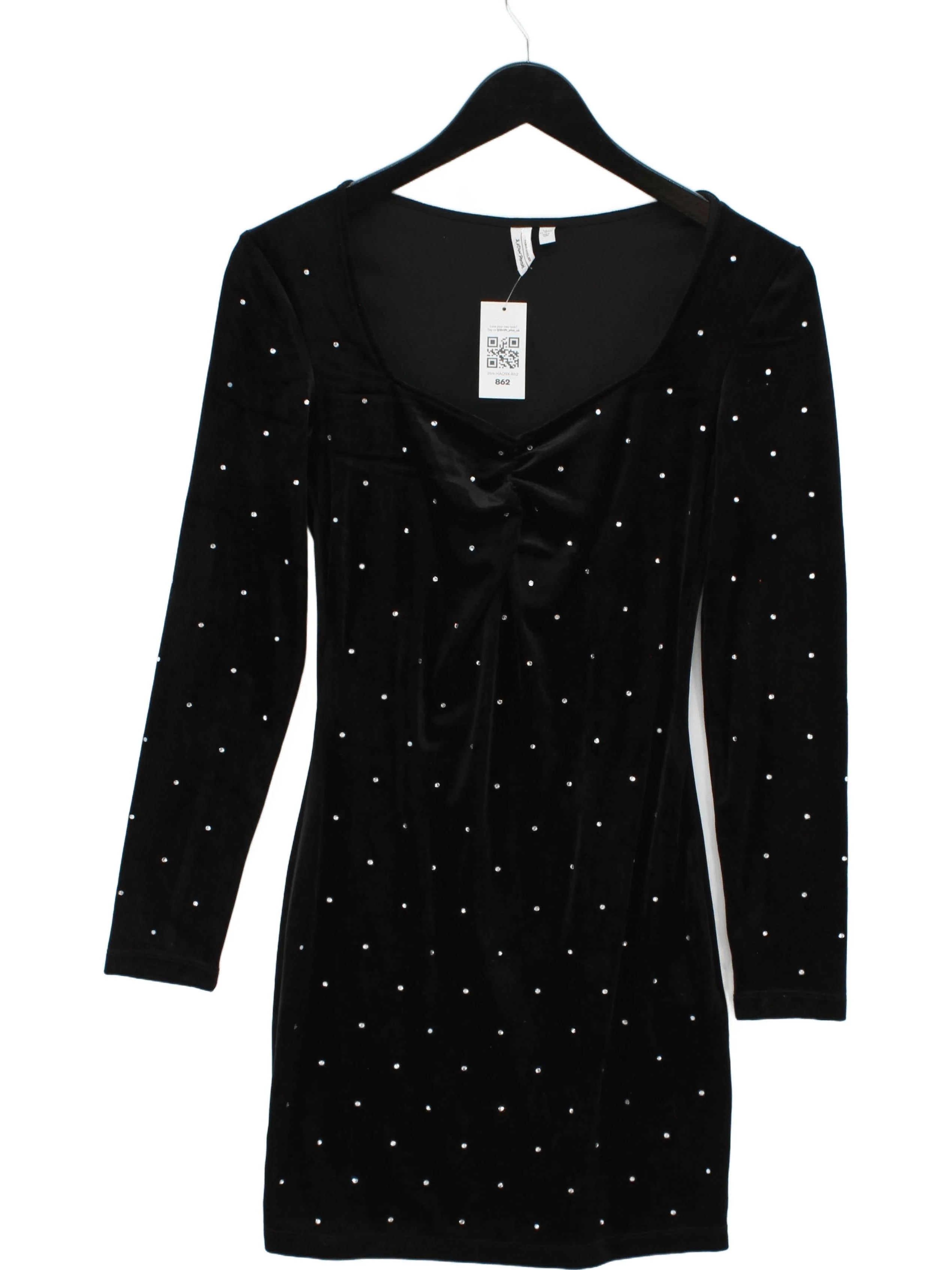 & Other Stories Bodycon Mini Dress UK6 in Black