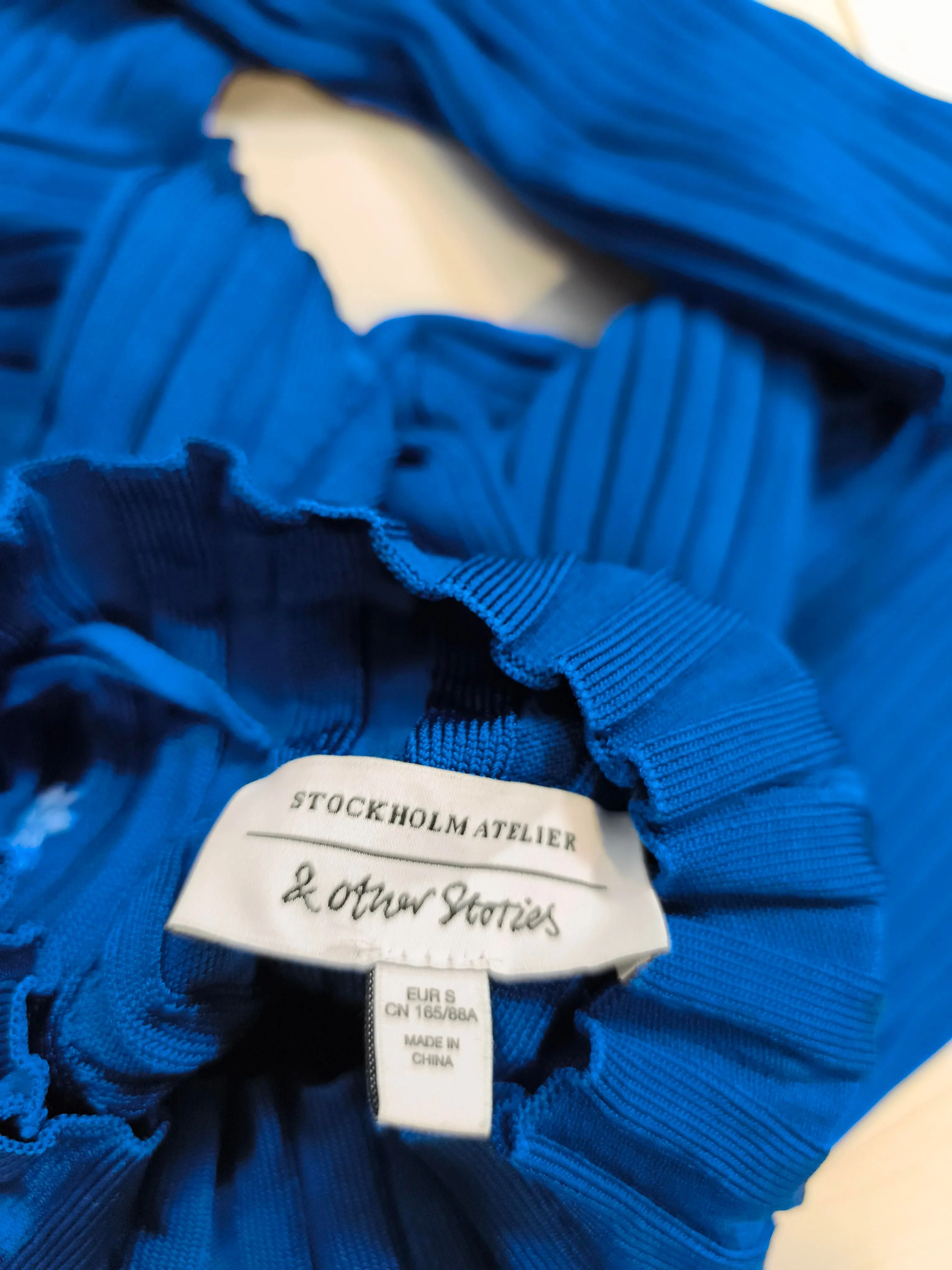 & Other Stories Jumper Maxi Dress S in Blue - Image 5