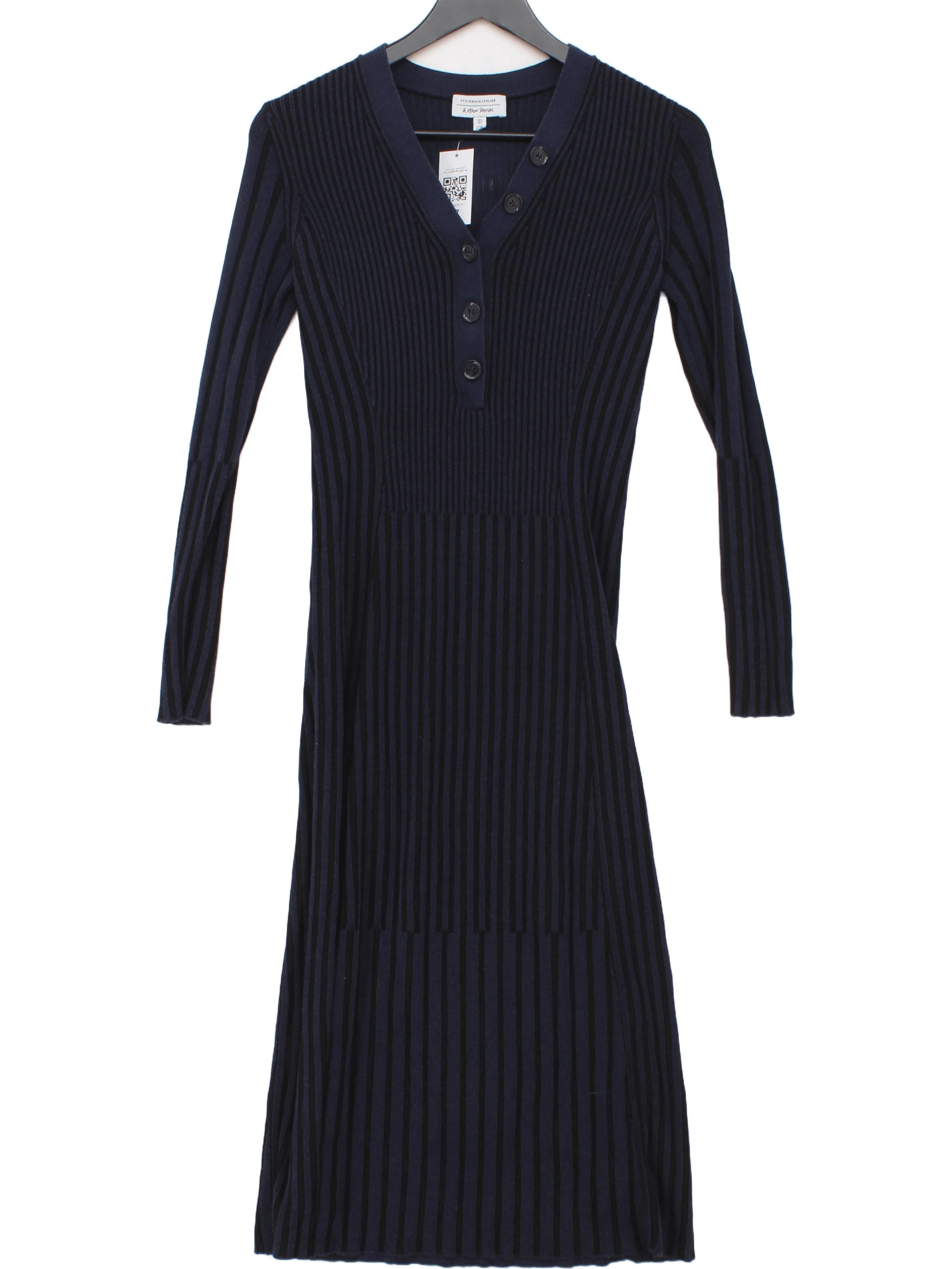 & Other Stories Jumper Midi Dress S in Blue
