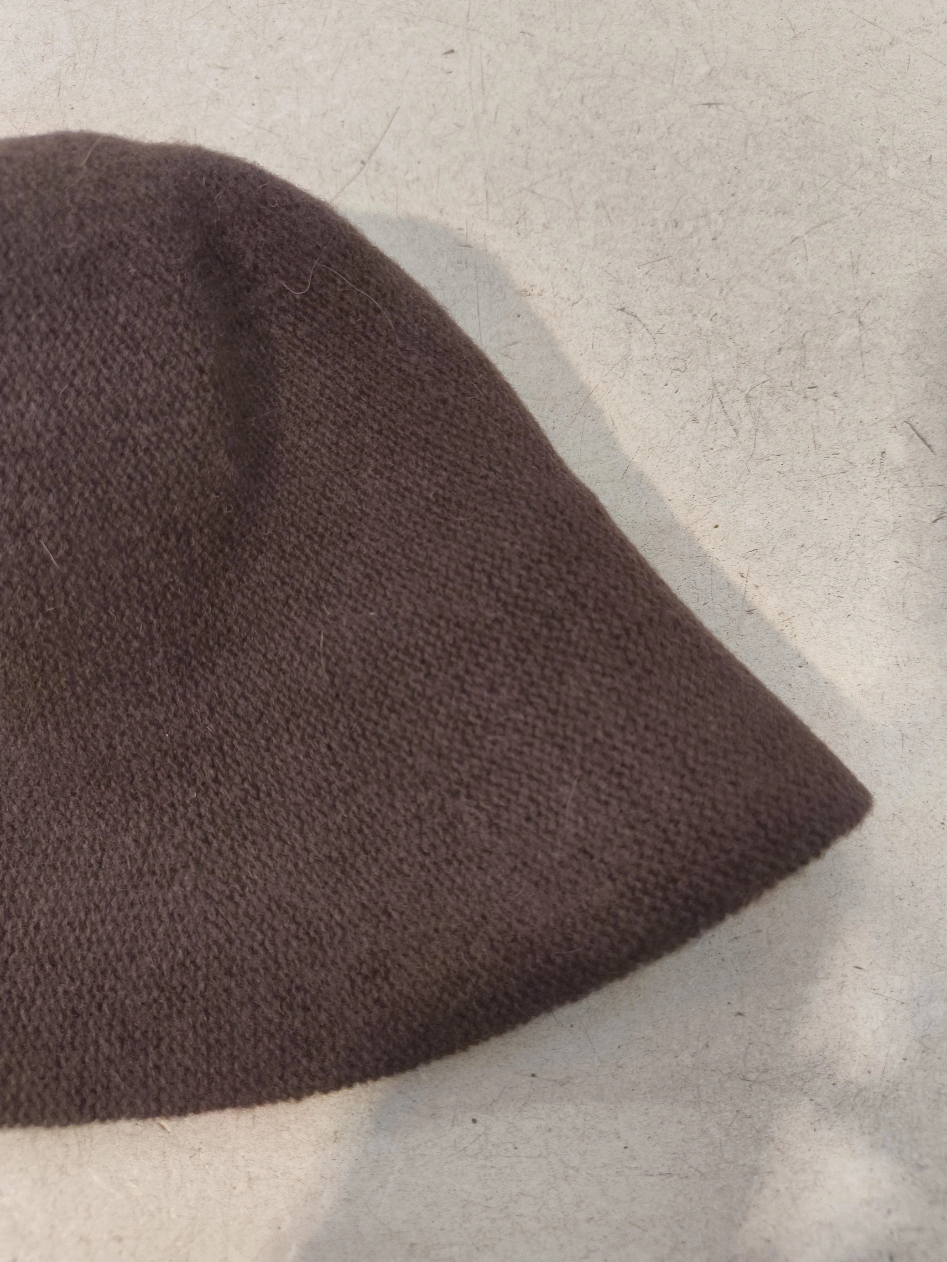 & Other Stories Men's Hat M Brown Wool with Polyester Bucket Hat - Image 3