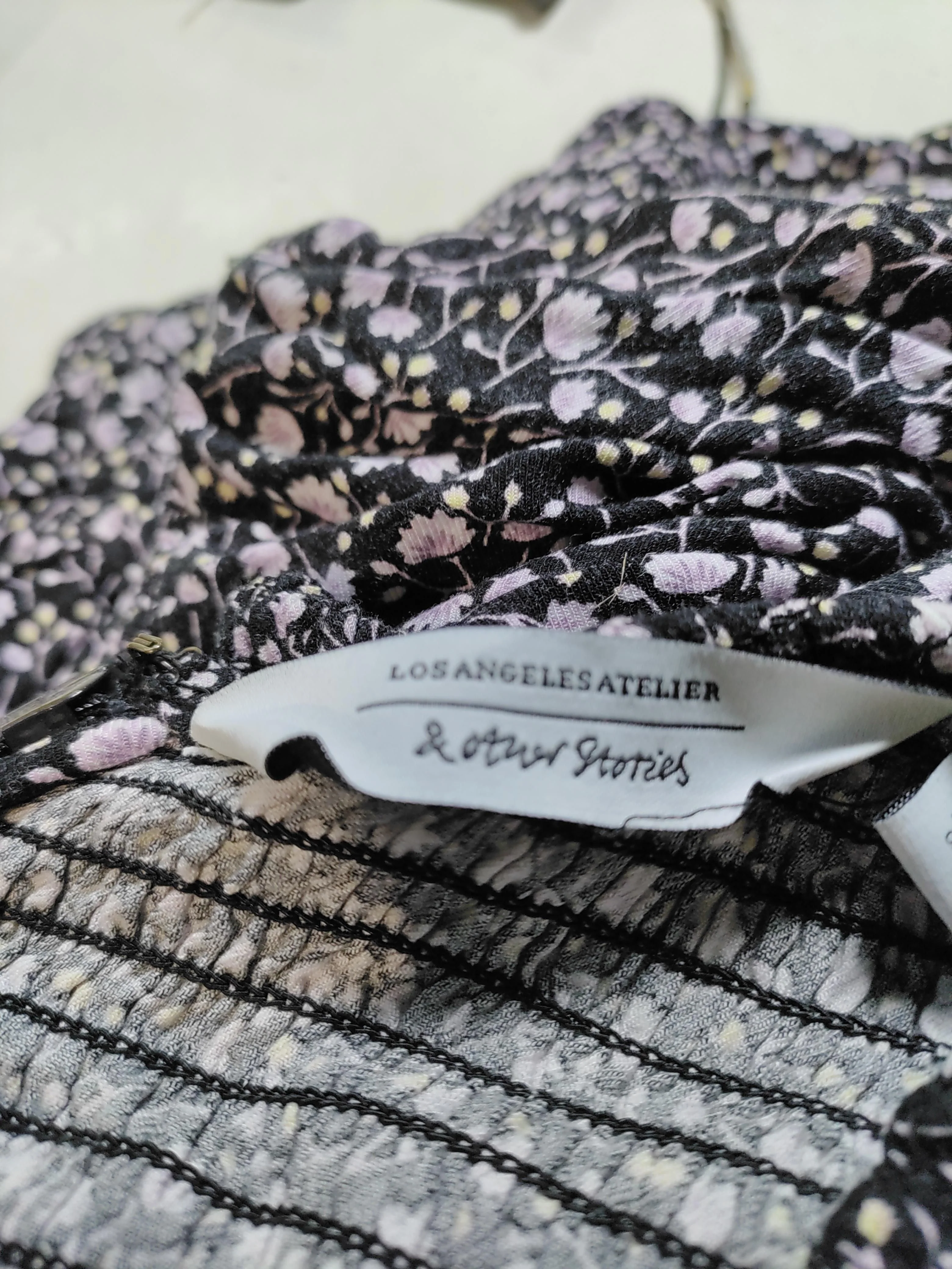 & Other Stories Shirt Midi Dress in Multi - Image 5