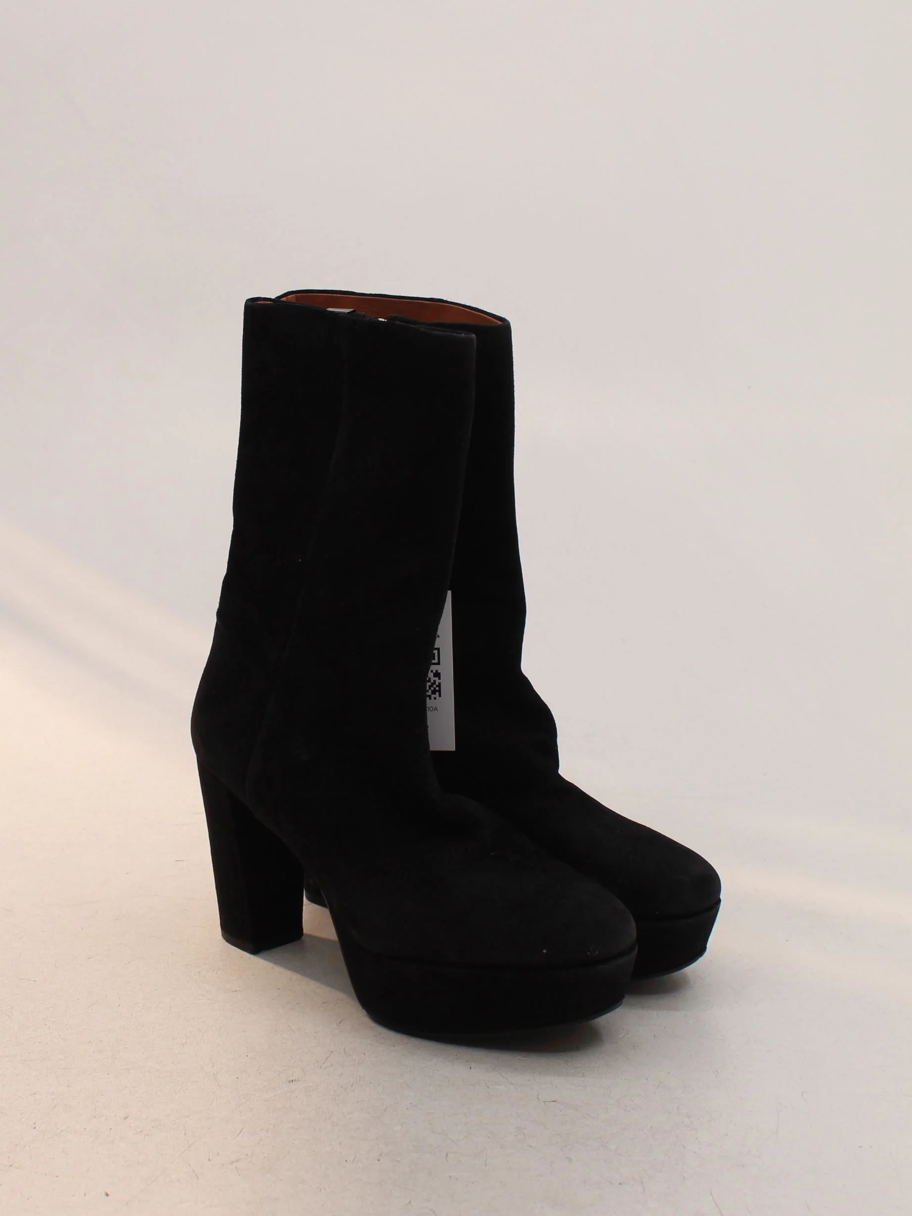 & Other Stories Women's Boots UK 5 Black 100% Suede Platform - Image 4