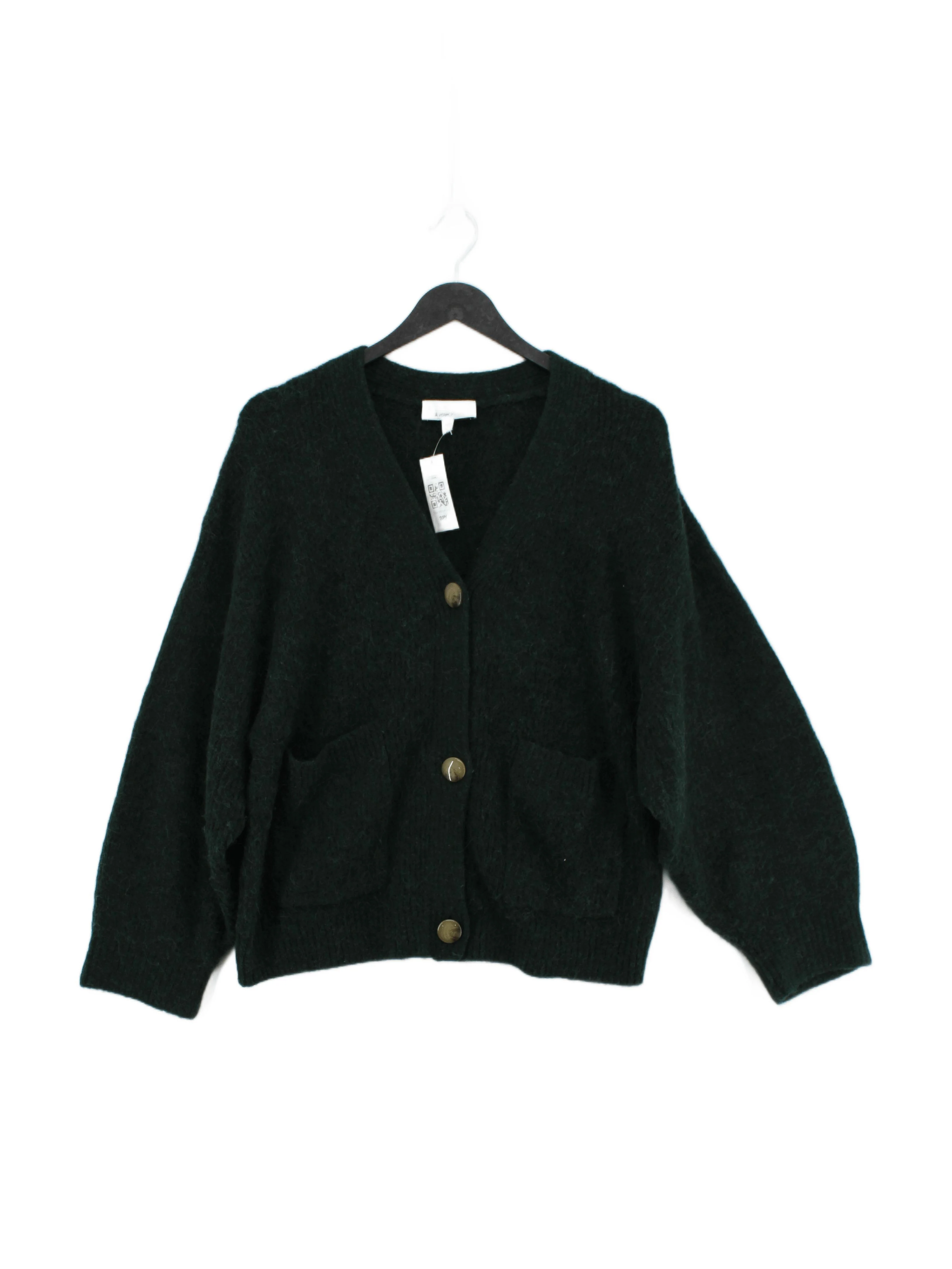 & Other Stories Women's Cardigan XS Green Polyamide