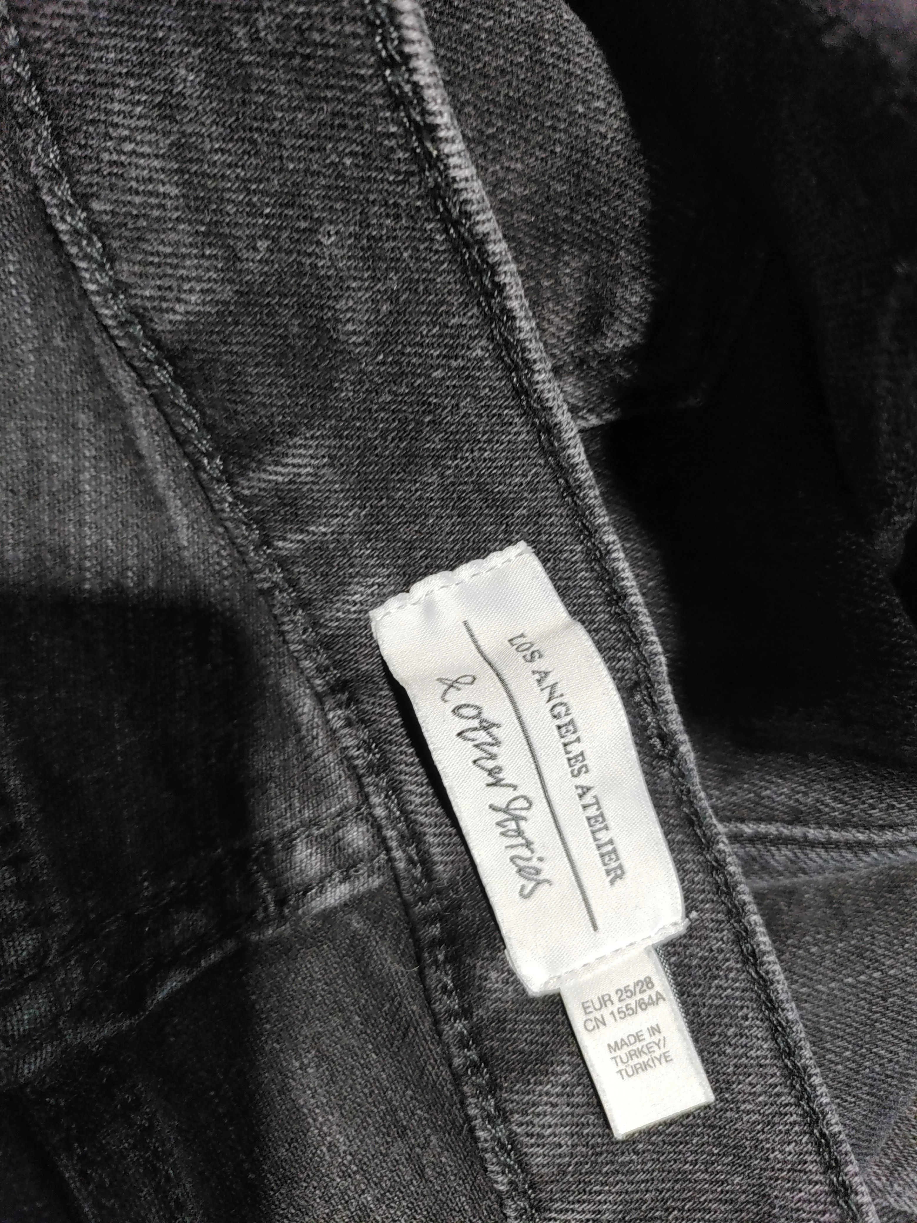 & Other Stories Women's Jeans W 25 in Black Cotton with Elastane Straight - Image 5