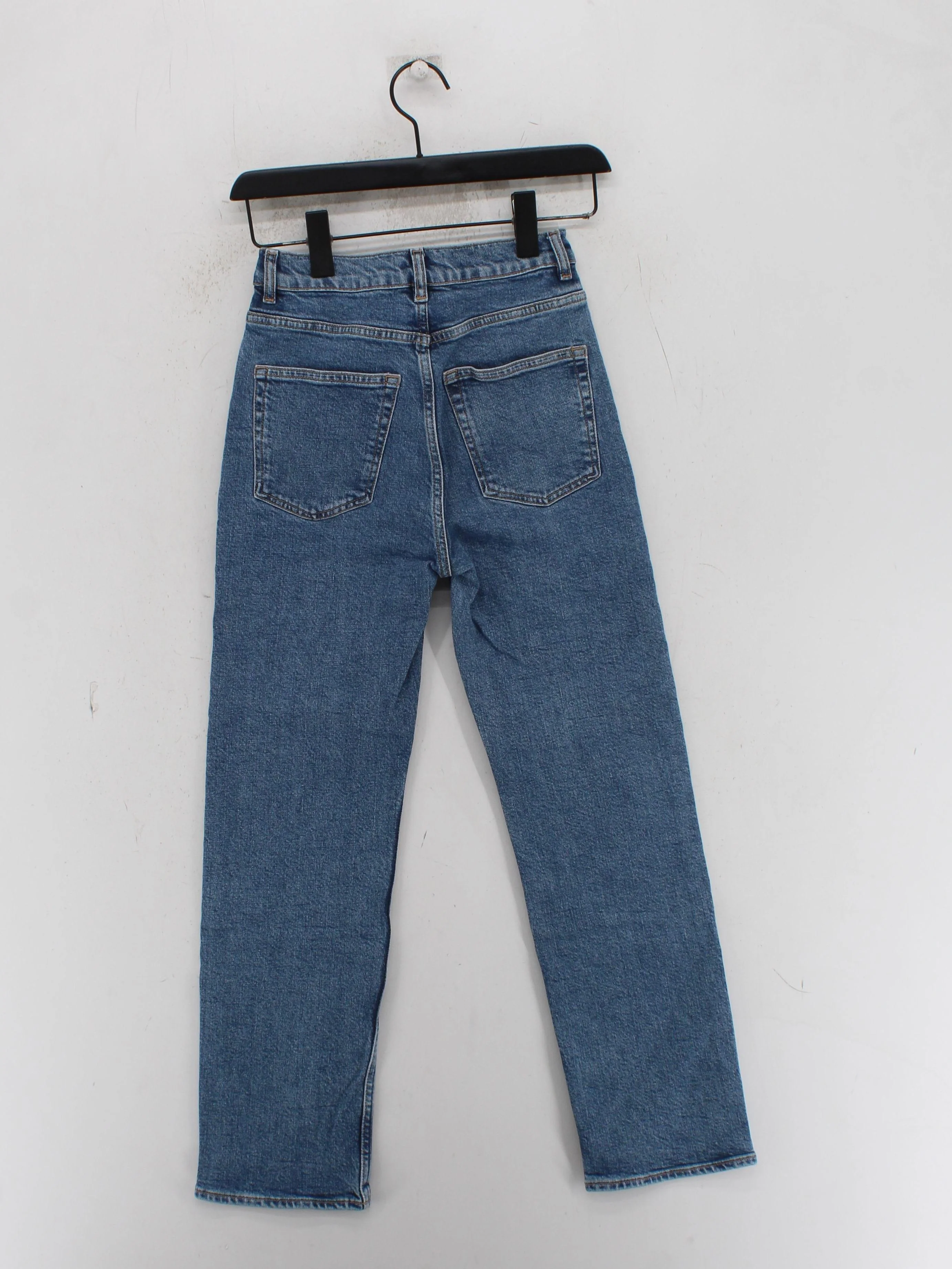 & Other Stories Women's Jeans W 25 in Blue Cotton with Elastane Straight - Image 2