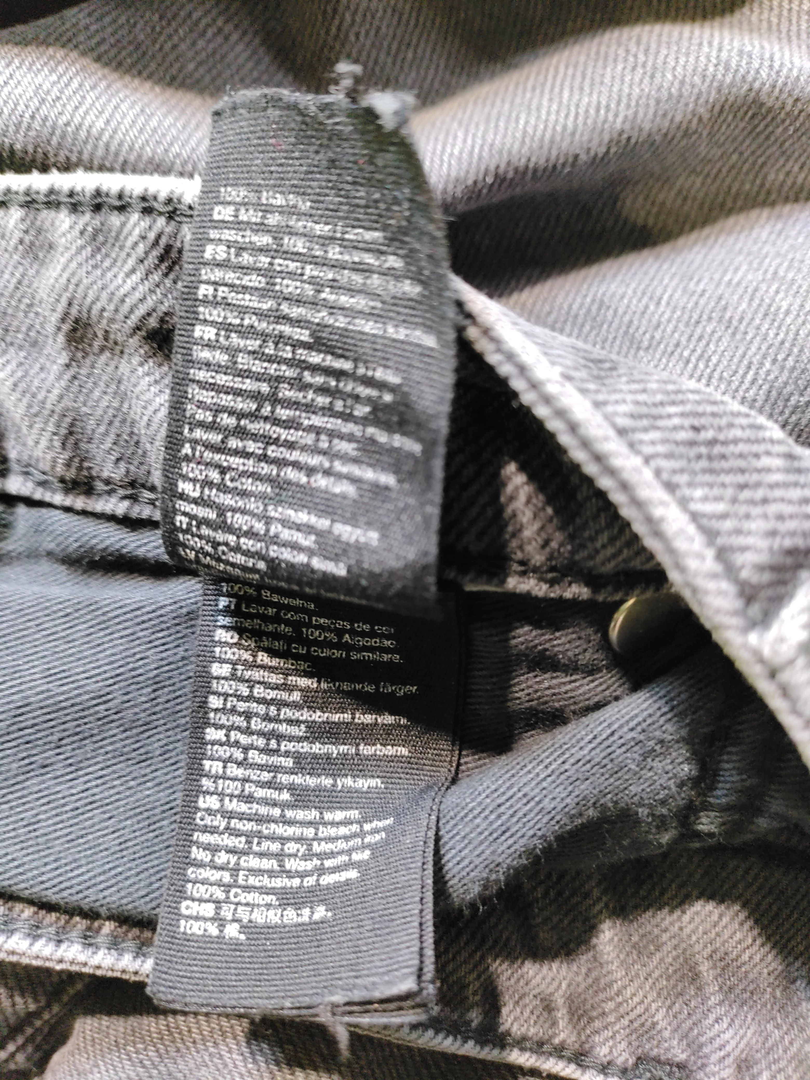 & Other Stories Women's Jeans W 27 in Grey 100% Cotton Mom - Image 6