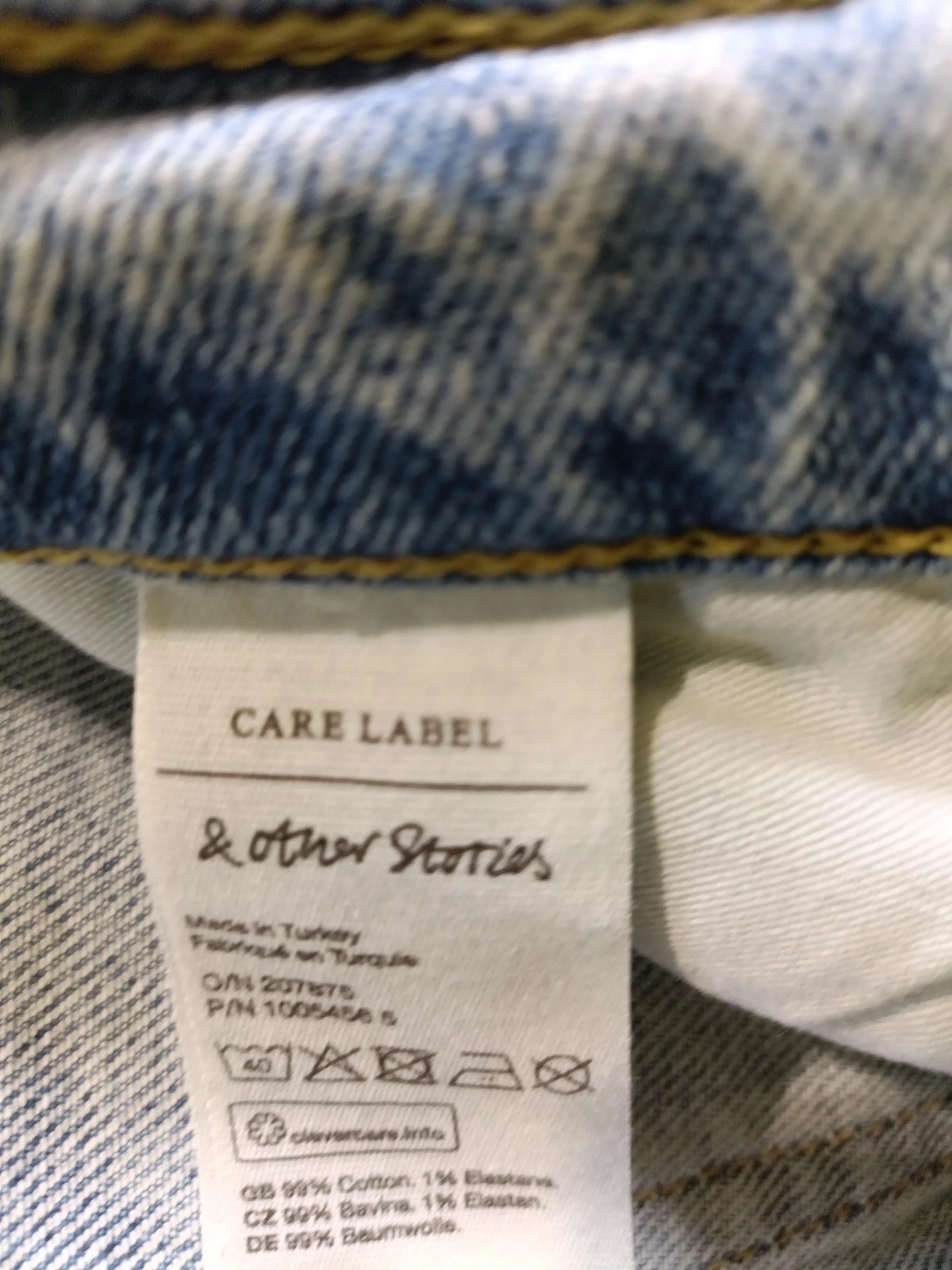 & Other Stories Women's Jeans W 29 in Blue Cotton with Elastane Mom - Image 5