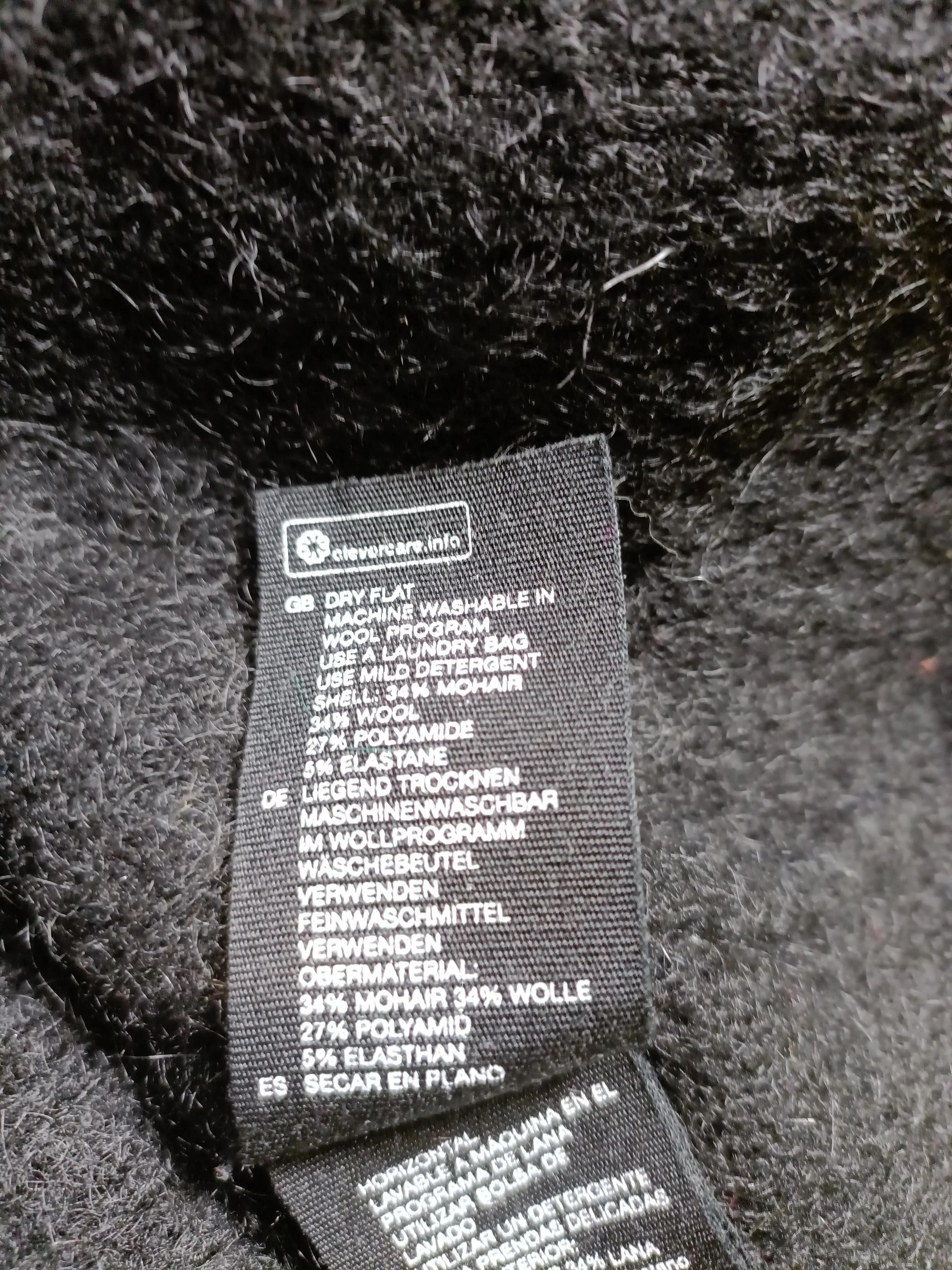 & Other Stories Women's Jumper L Black Mohair - Image 7