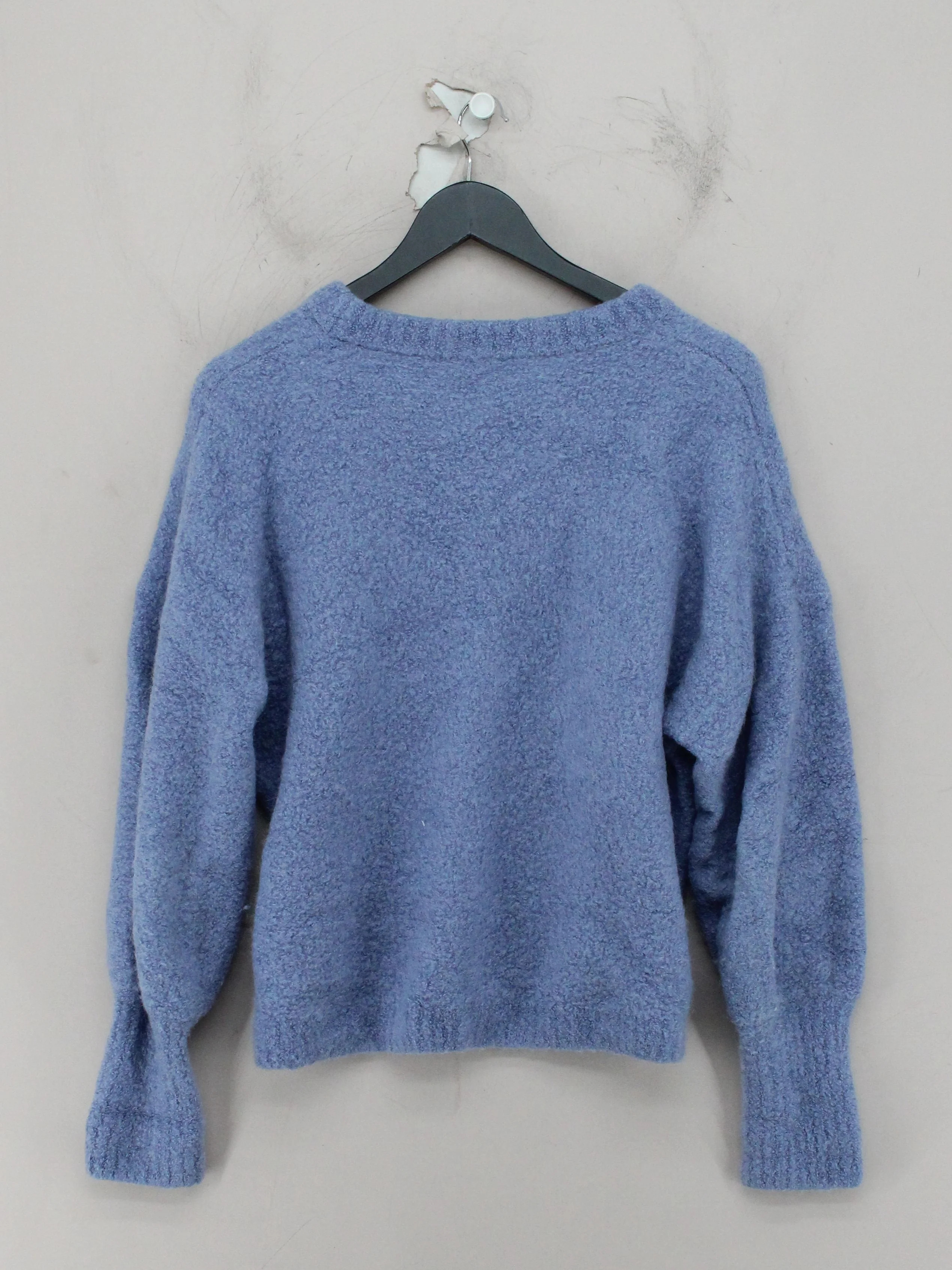 & Other Stories Women's Jumper M Blue Other with Polyamide, Elastane Pullover - Image 2