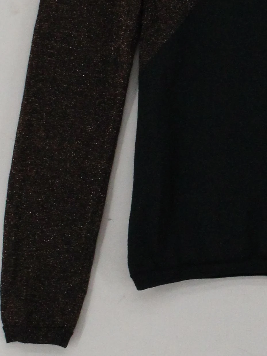 & Other Stories Women's Jumper S Black Wool with Polyester, Other Pullover - Image 4