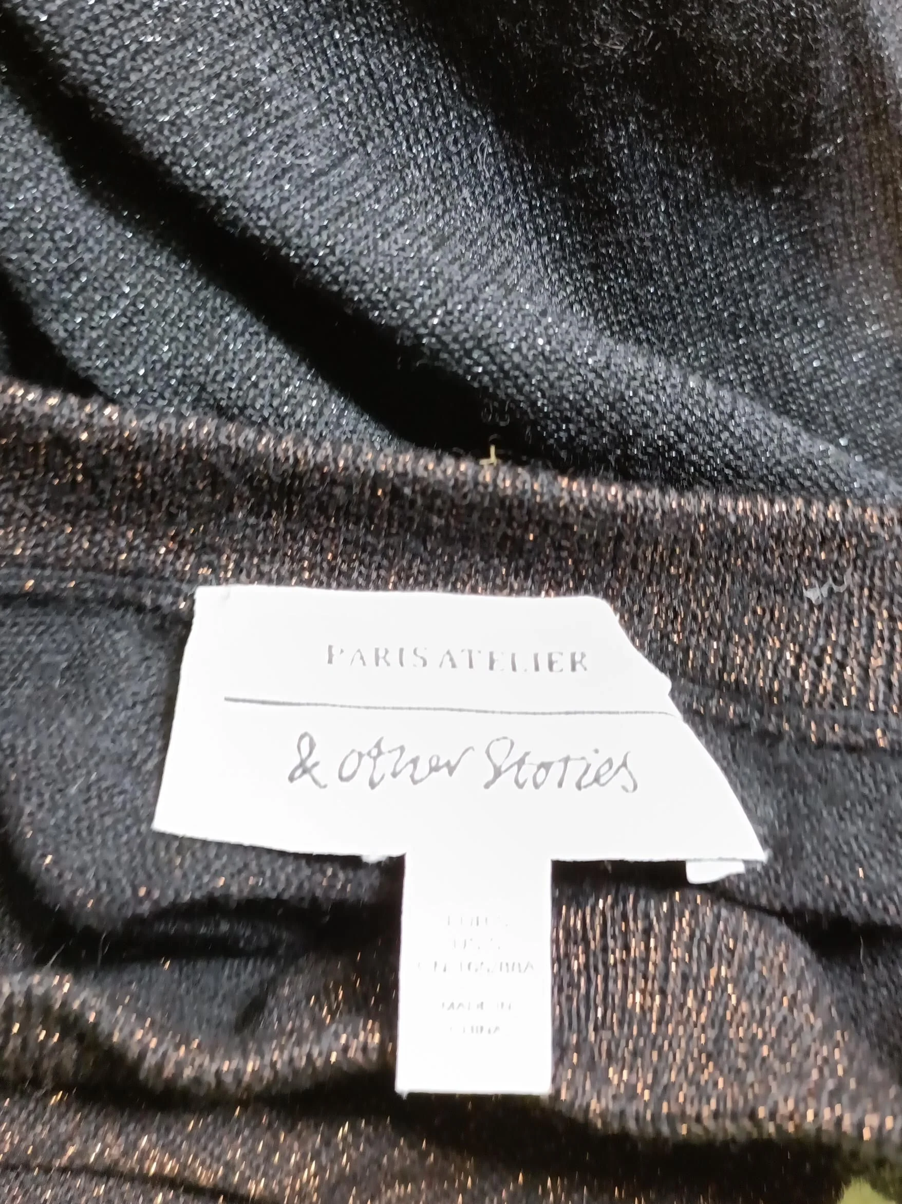 & Other Stories Women's Jumper S Black Wool with Polyester, Other Pullover - Image 6