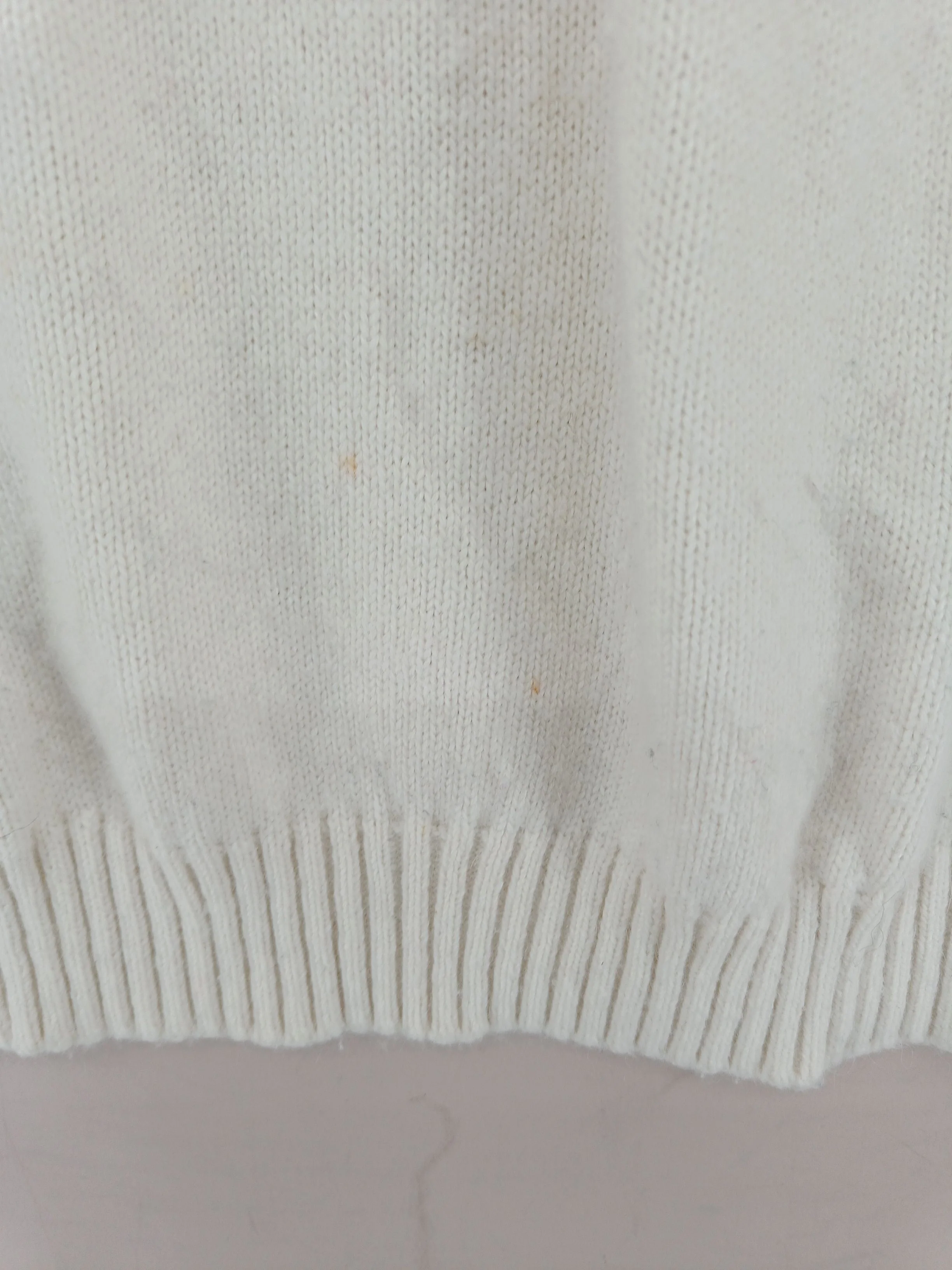 & Other Stories Women's Jumper XS Cream Polyamide with Wool, Other Pullover - Image 5