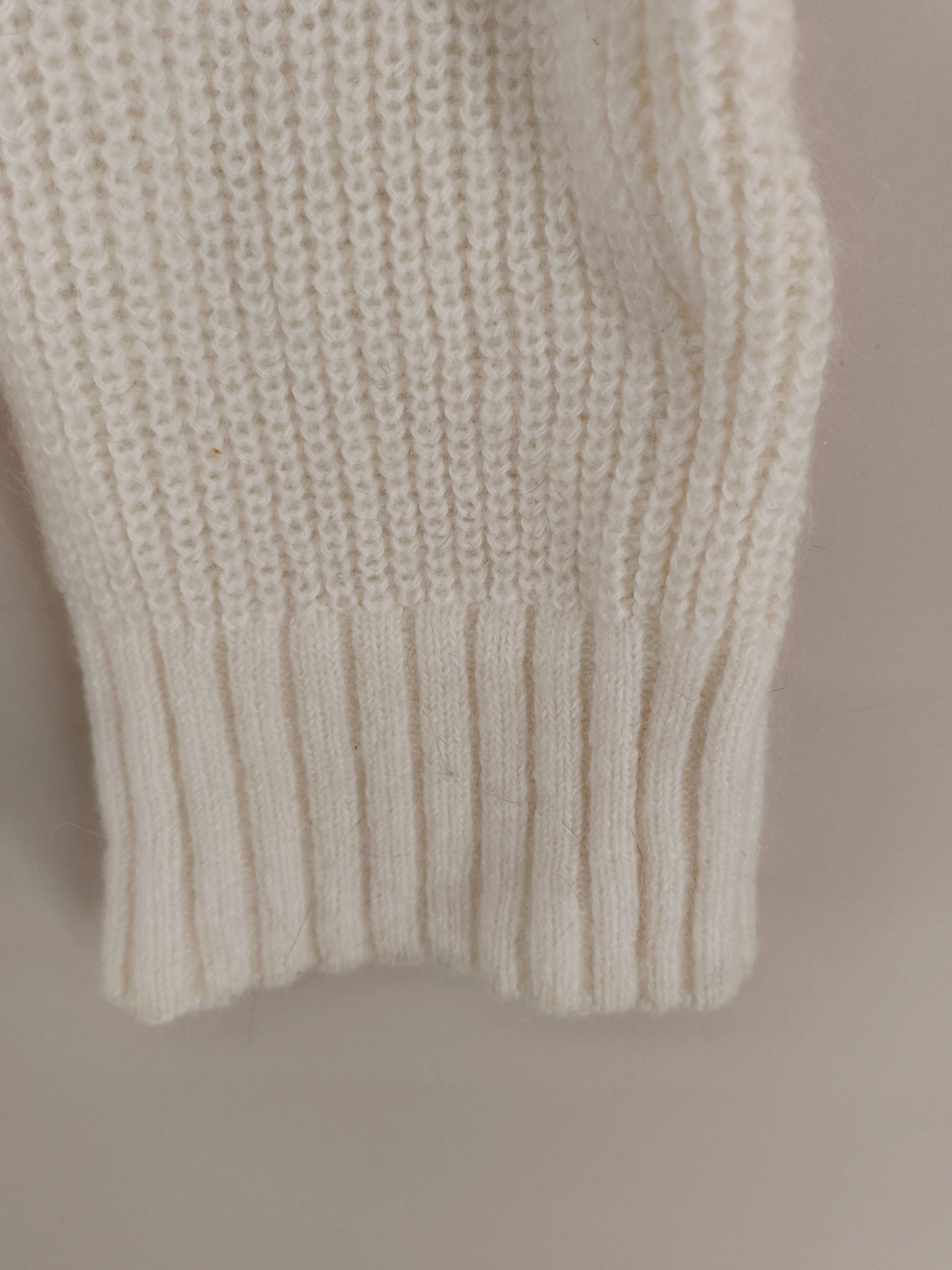 & Other Stories Women's Jumper XS Cream Wool with Mohair, Polyester Pullover - Image 5