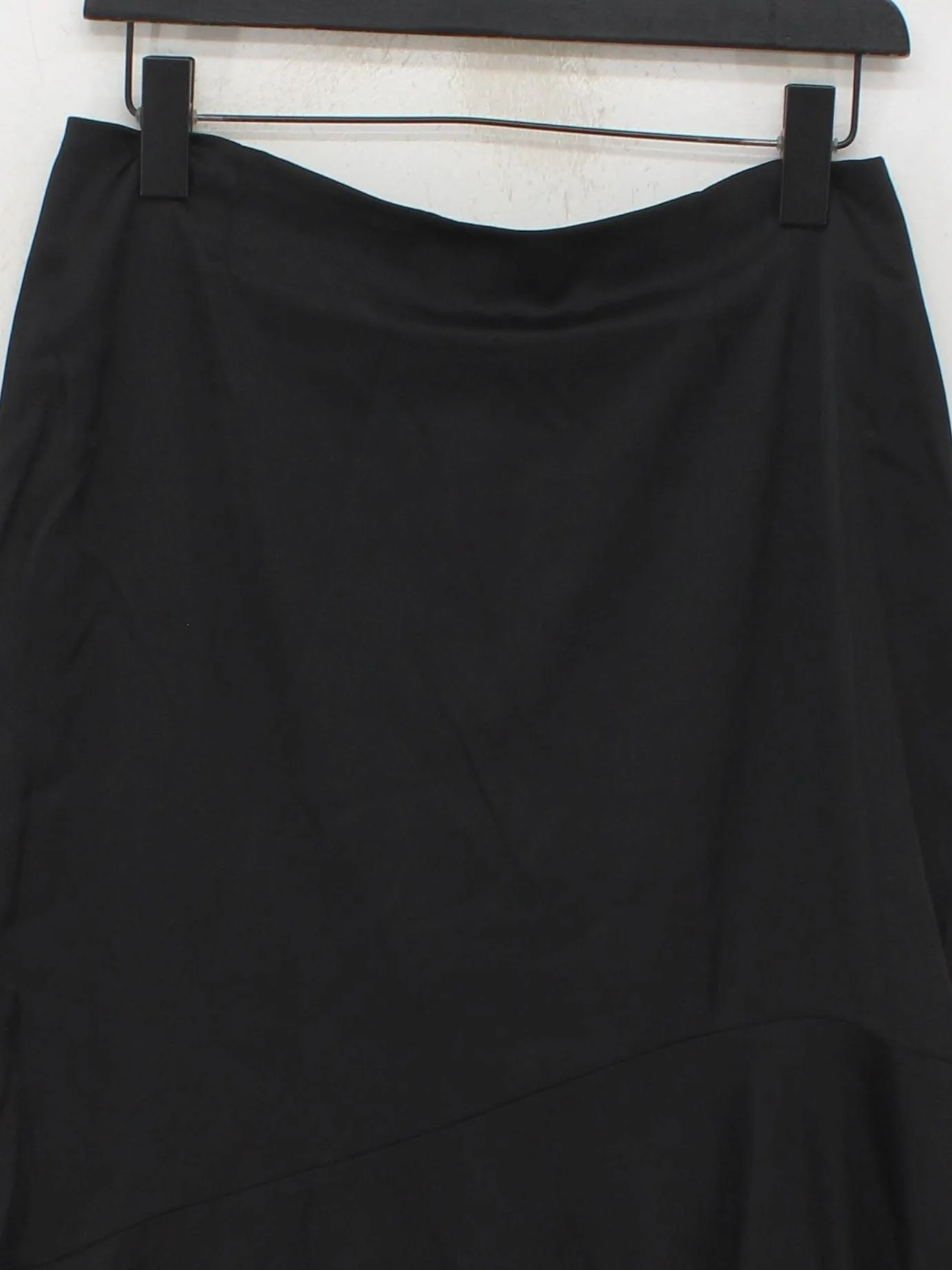 & Other Stories Women's Midi Skirt UK 12 Black Polyester with Viscose A-Line - Image 3