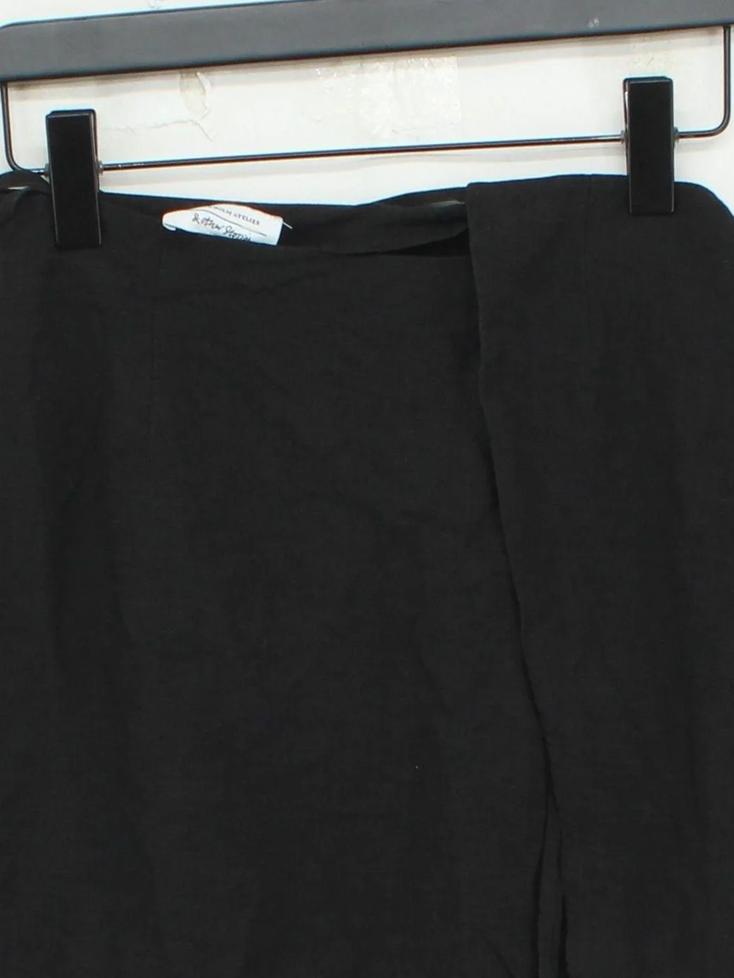 & Other Stories Women's Midi Skirt UK 8 Black Linen with Viscose Midi Wrap - Image 3