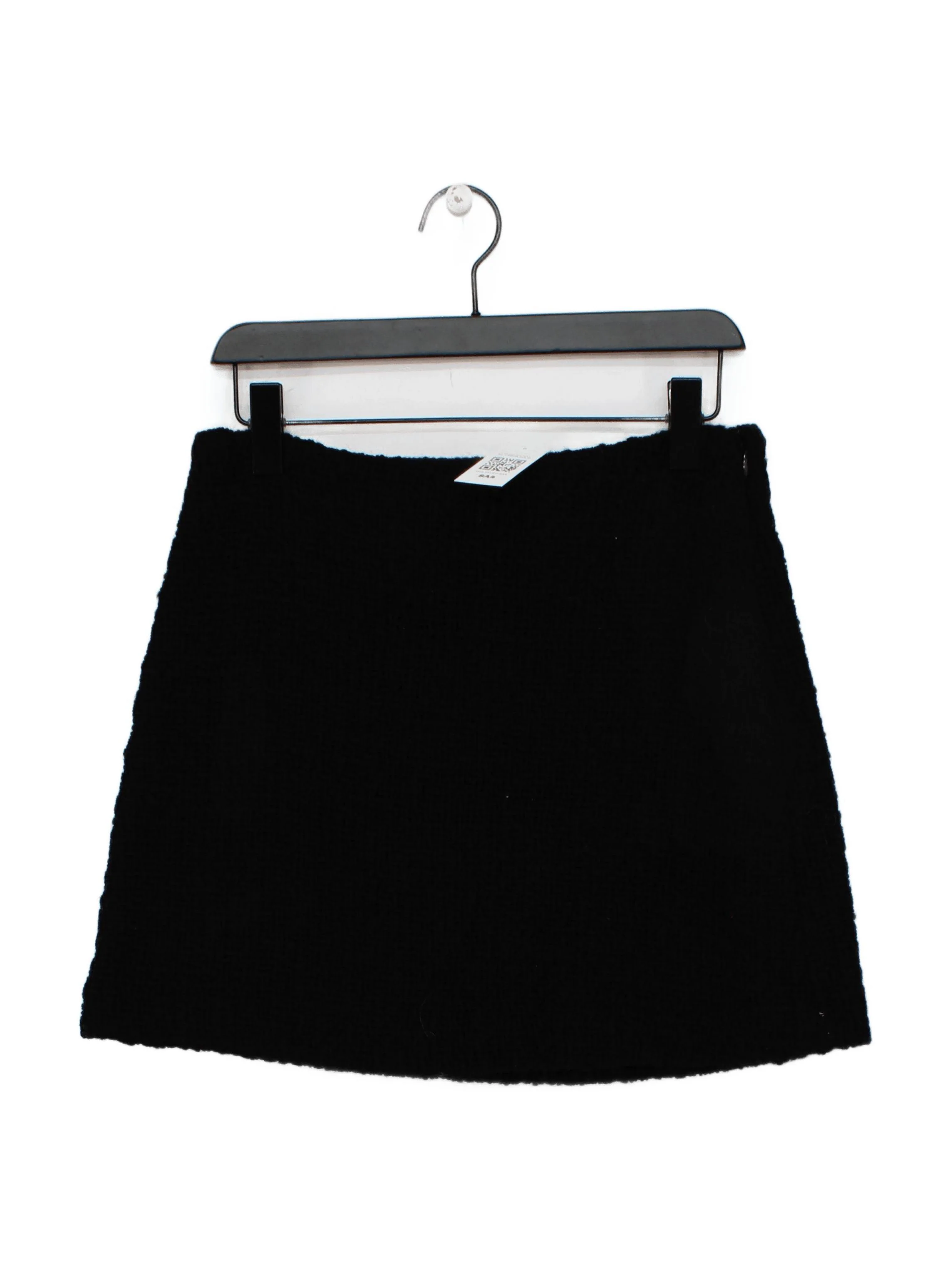 & Other Stories Women's Mini Skirt UK 10 Black Wool with Polyamide Short Mini