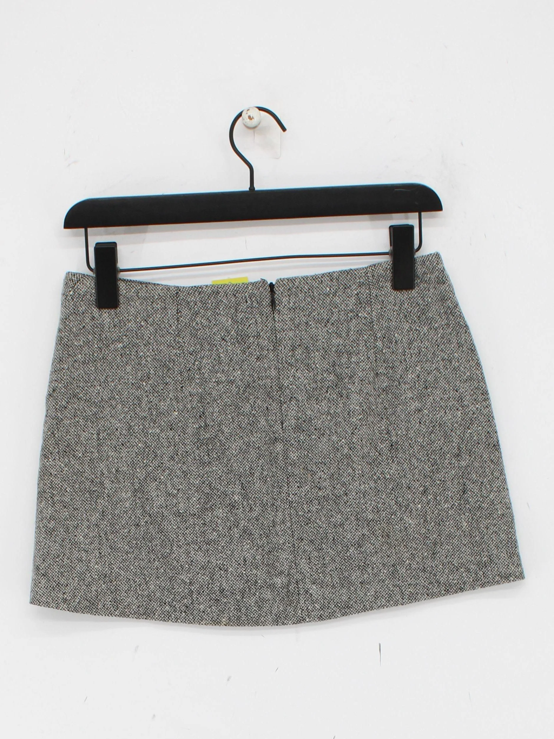 & Other Stories Women's Mini Skirt UK 6 Grey Wool with Polyamide, Other Mini - Image 2