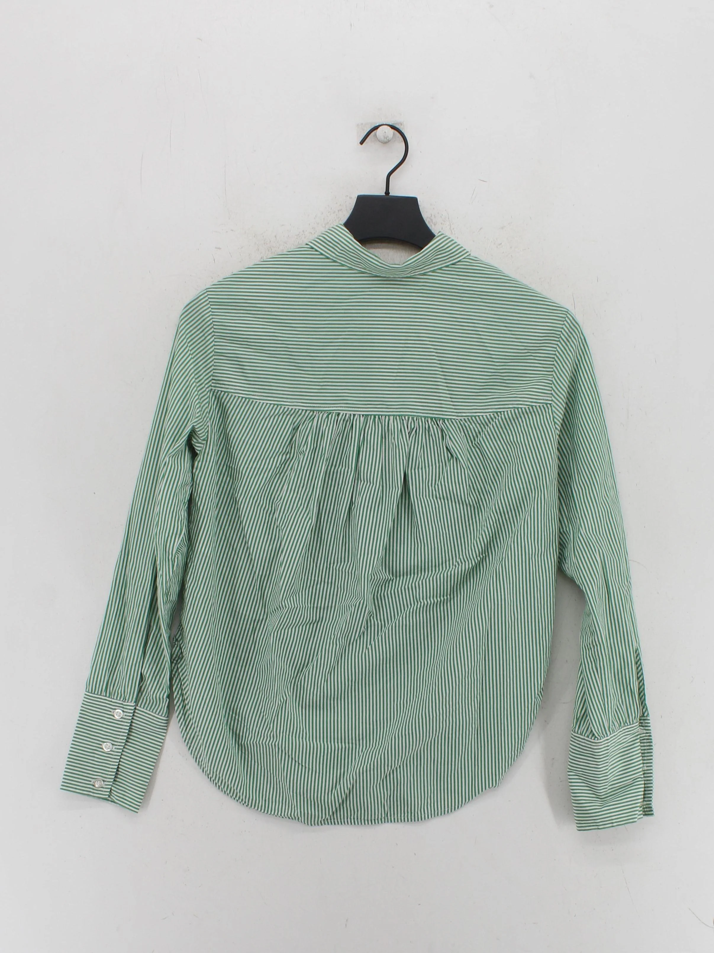 & Other Stories Women's Shirt UK 4 Green 100% Cotton Basic - Image 2