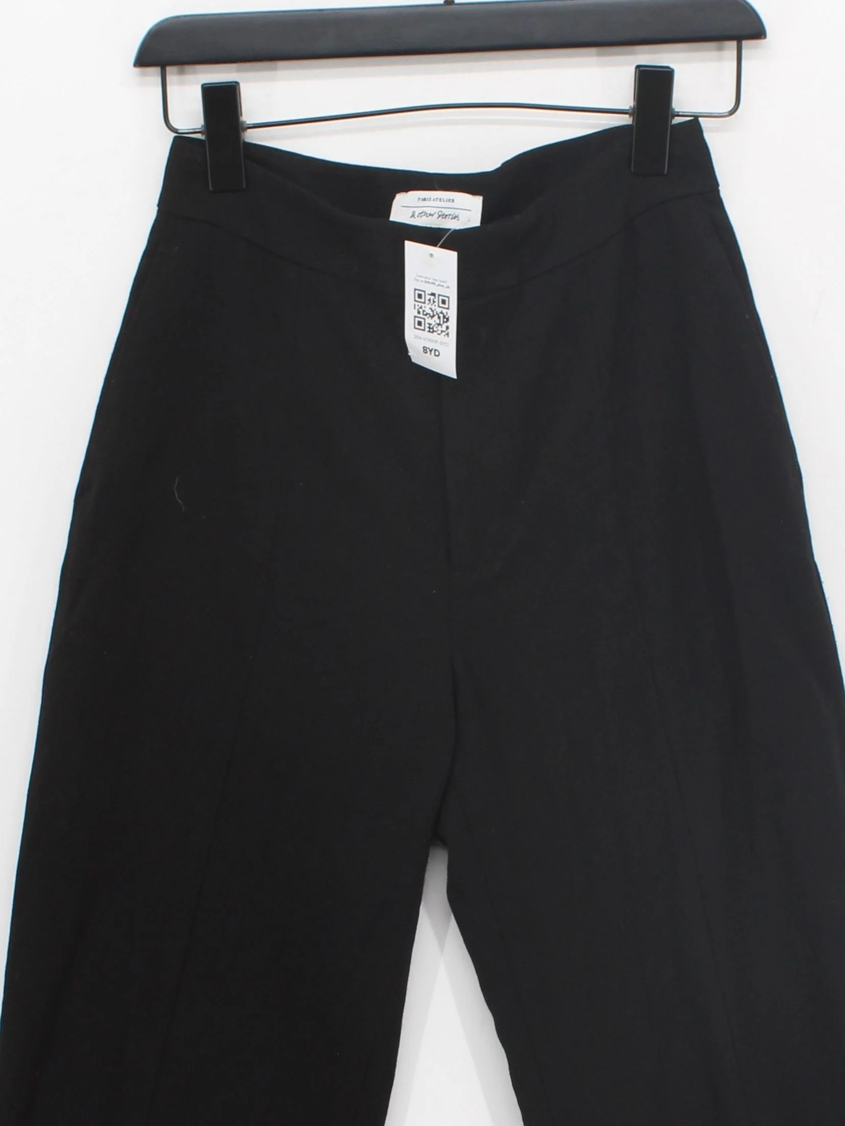 & Other Stories Women's Suit Trousers UK 10 Black Polyester - Image 3