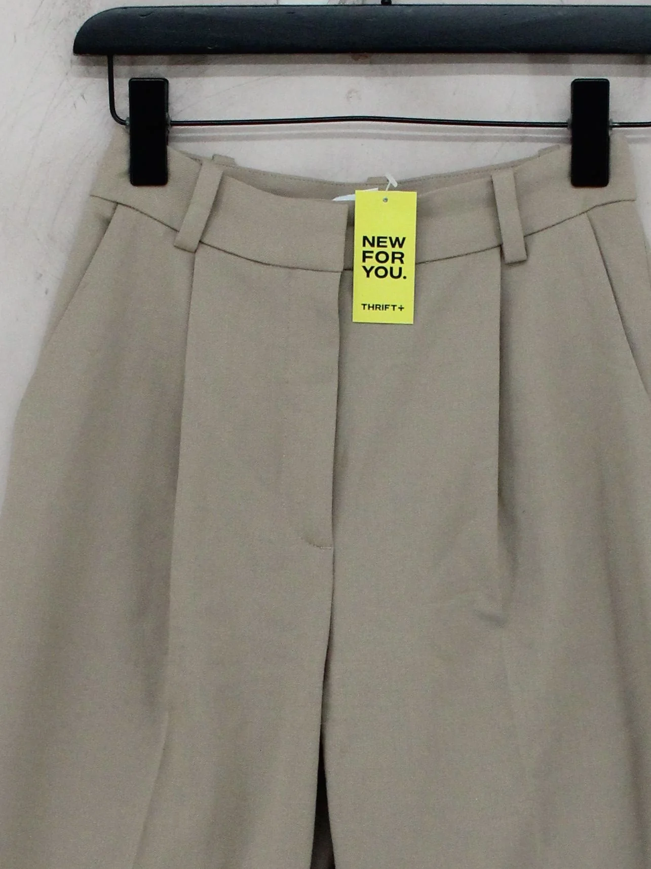 & Other Stories Women's Suit Trousers UK 4 Tan Polyester - Image 3