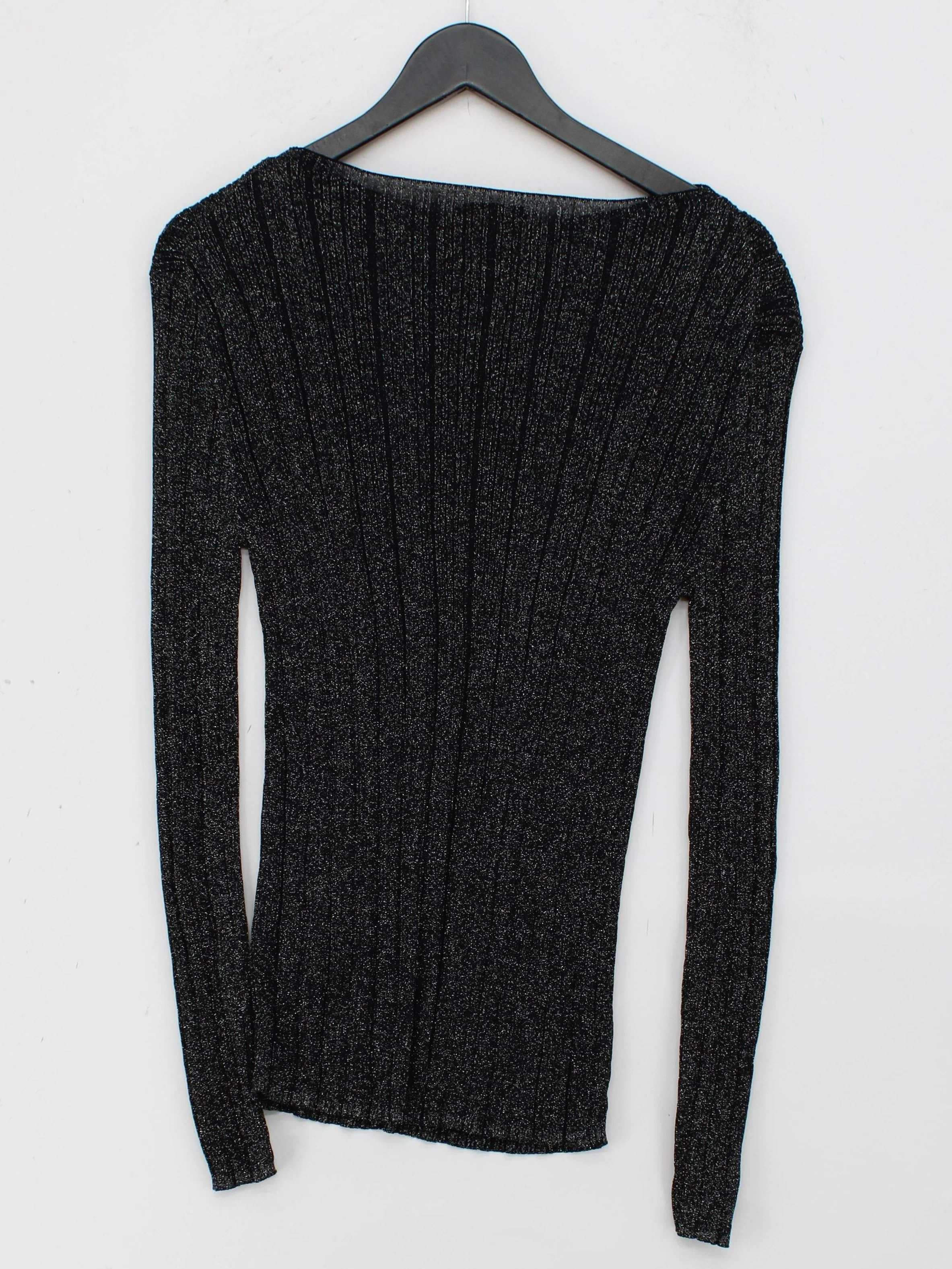 & Other Stories Women's Top L Black Viscose with Other Basic - Image 2